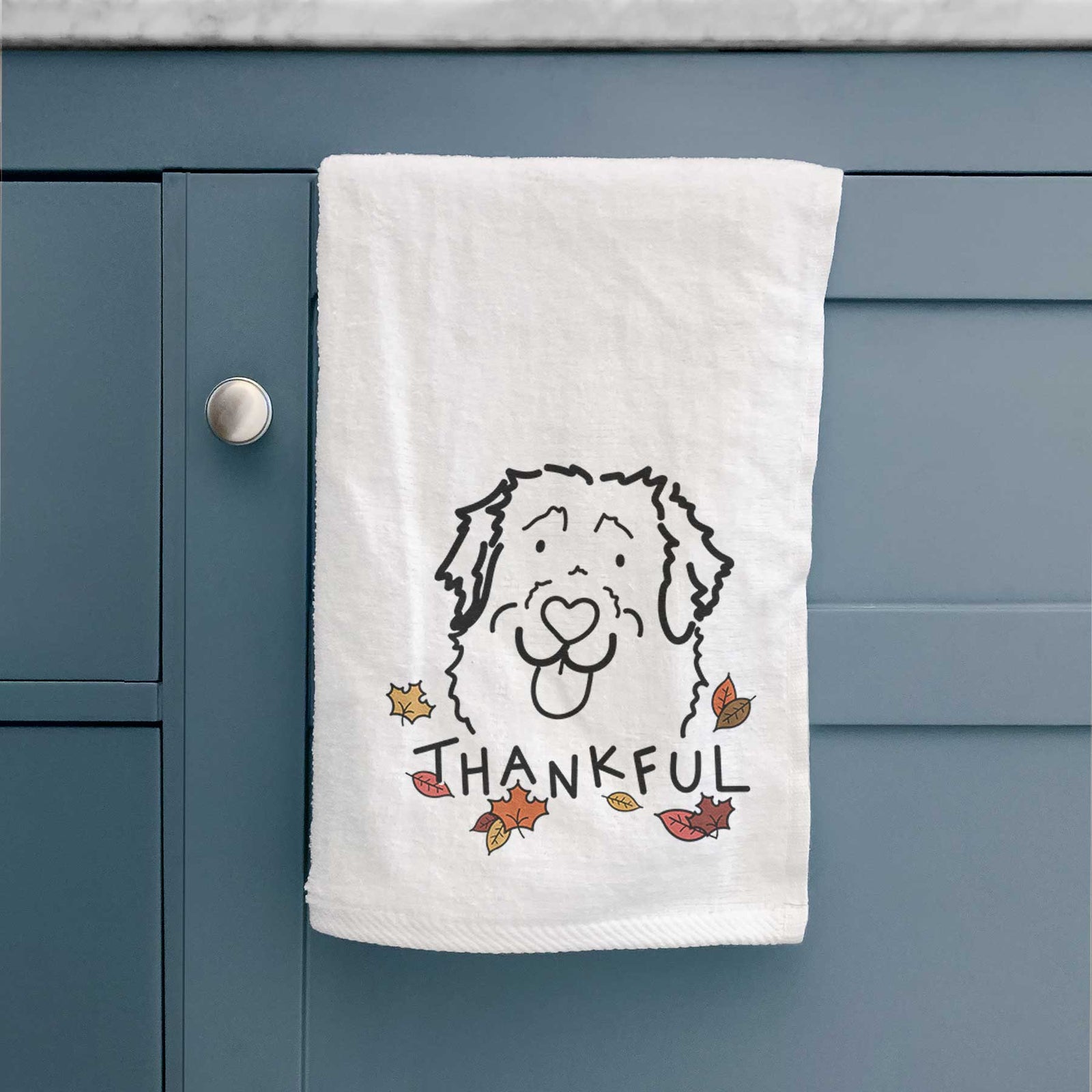 Thankful Leonberger - Sabre - Decorative Hand Towel