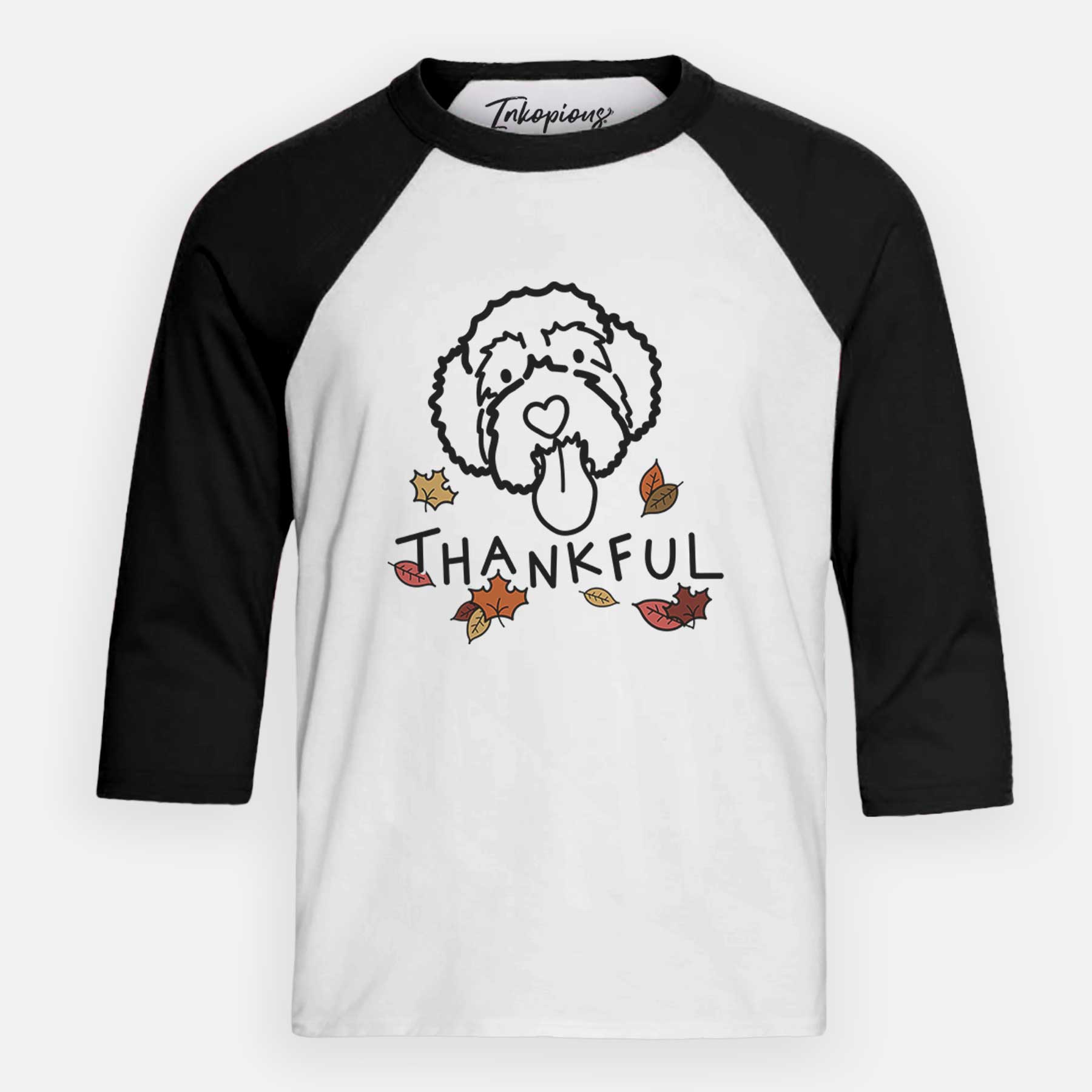 Thankful Portguese Water Dog - Sam - Youth 3/4 Long Sleeve