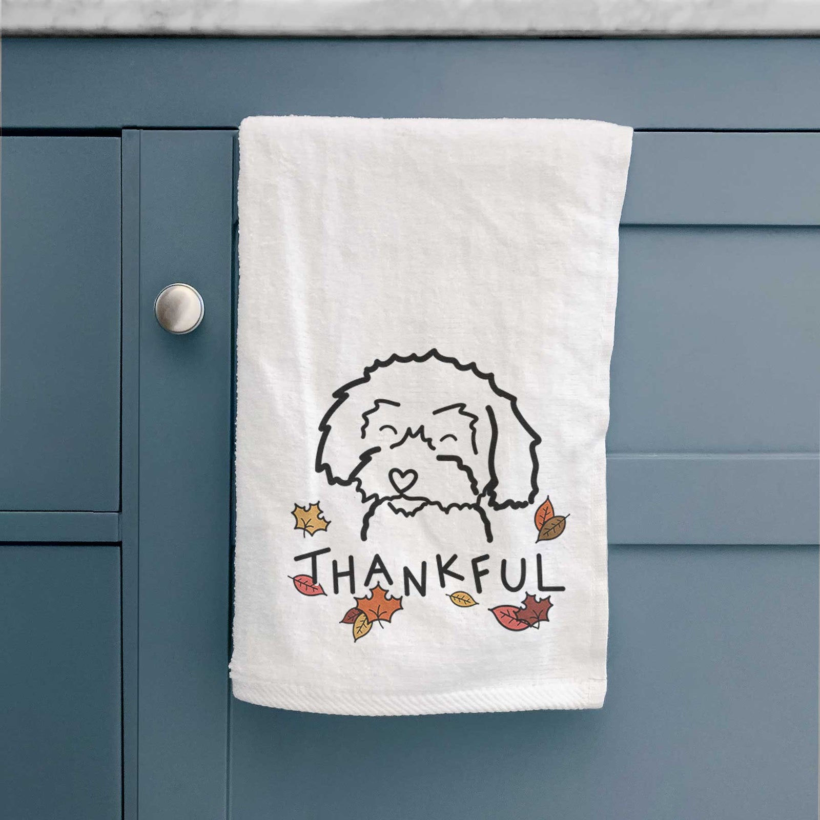 Thankful Schnoodle - Decorative Hand Towel