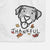 Thankful Pitbull Mix - Shadow - Decorative Hand Towel