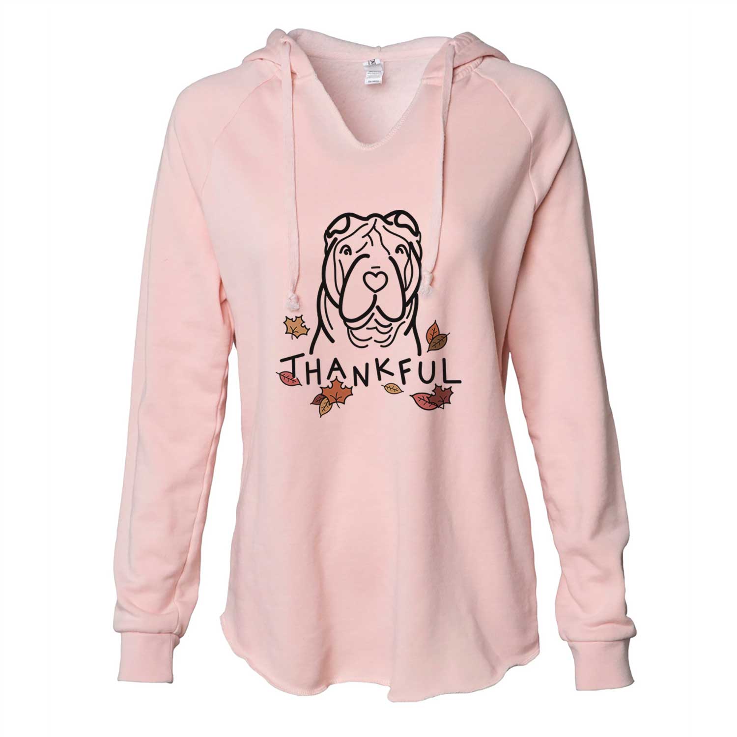 Thankful Shar Pei - Cali Wave Hooded Sweatshirt