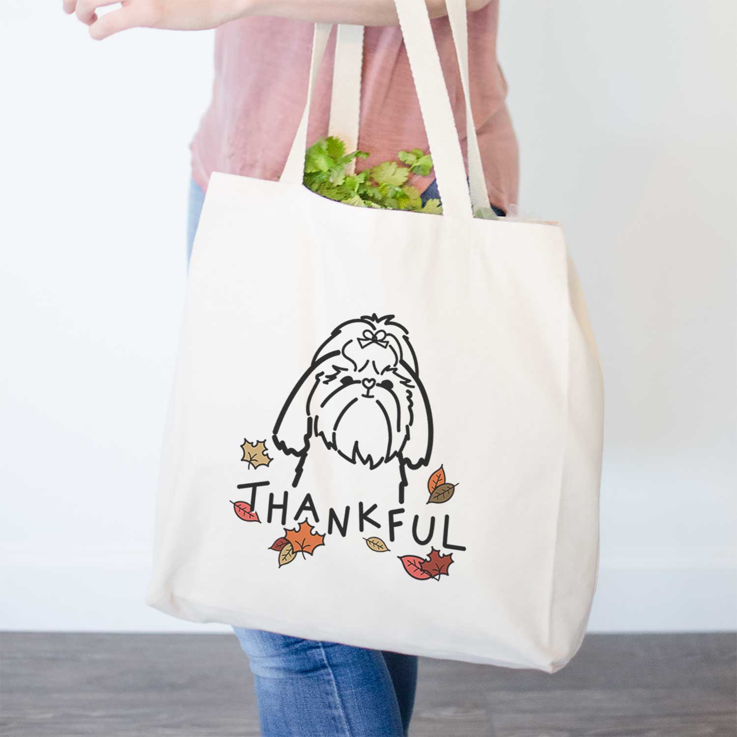 Thankful Shih Tzu - Tote Bag