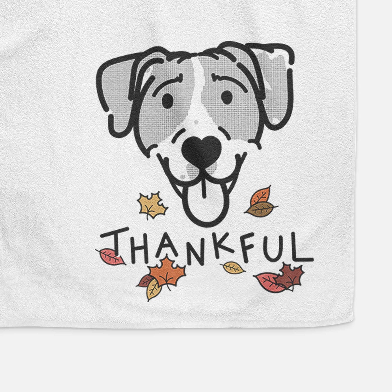 Thankful Bluetick Coonhound - Shiva - Decorative Hand Towel