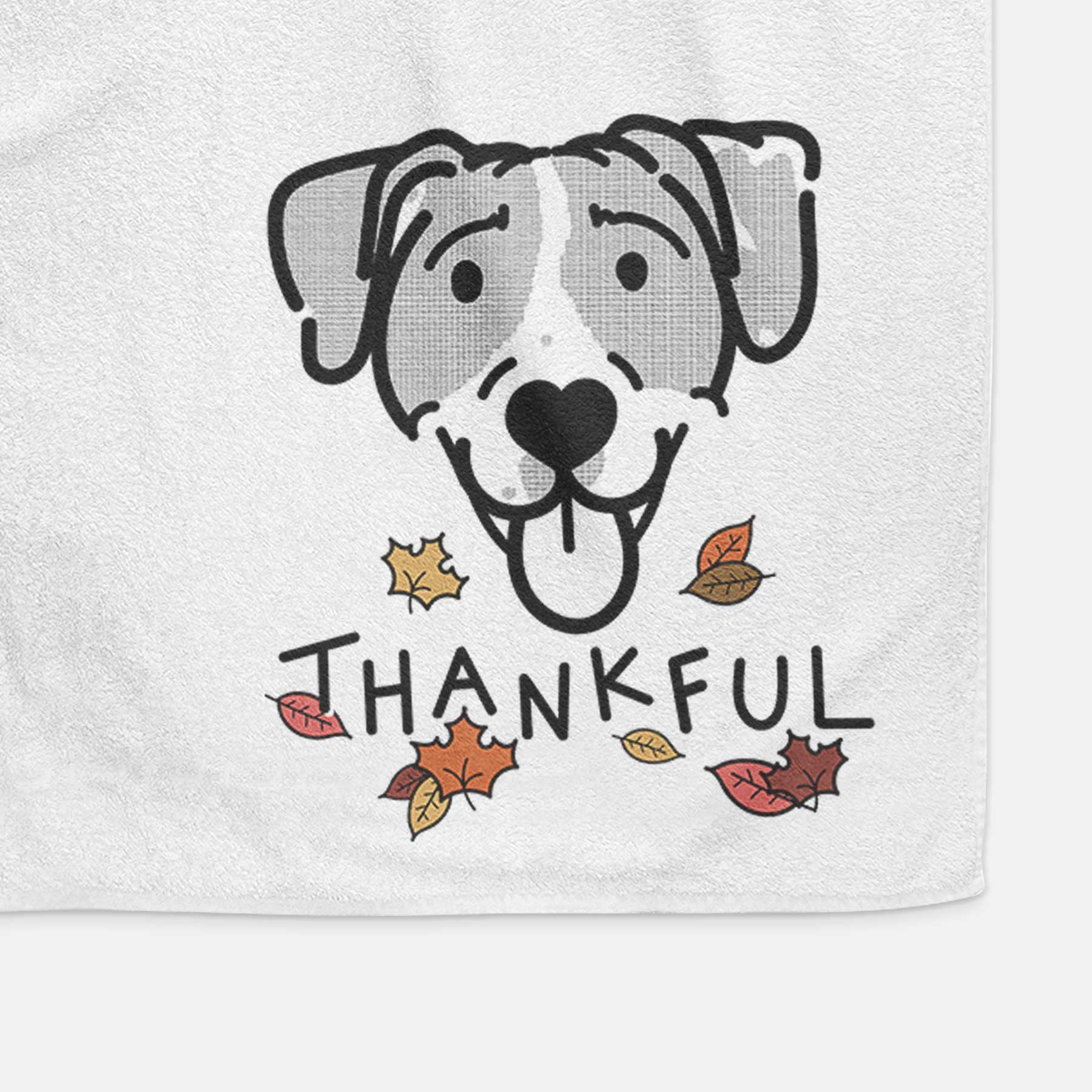 Thankful Bluetick Coonhound - Shiva - Decorative Hand Towel