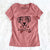 Thankful Bluetick Coonhound - Shiva - Women's V-neck Shirt