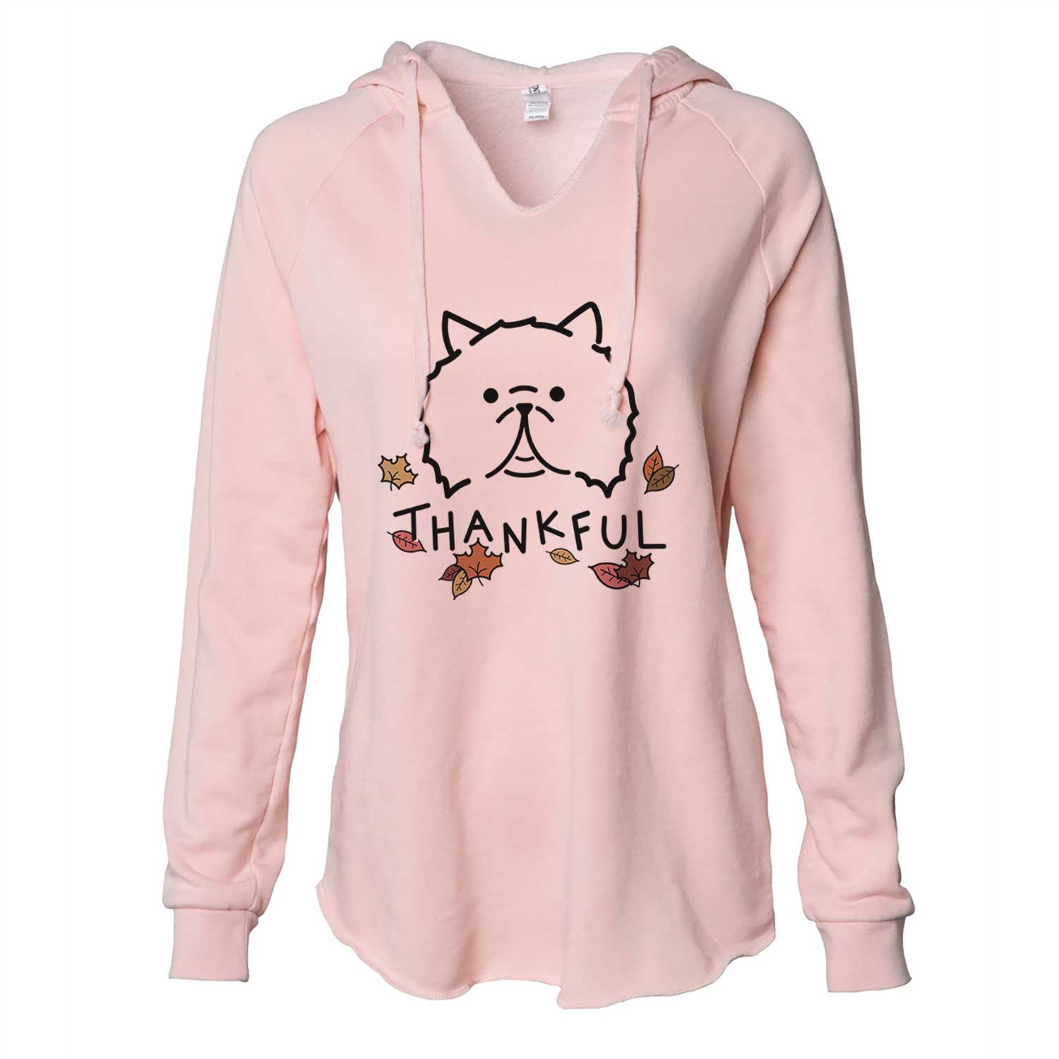 Thankful Persian Cat - Smoosh - Cali Wave Hooded Sweatshirt