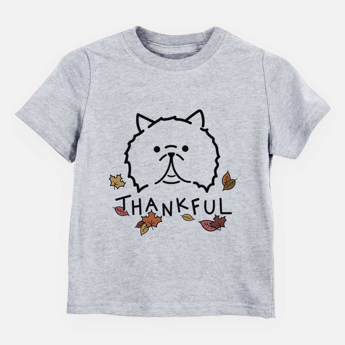 Thankful Persian Cat - Smoosh - Kids/Youth/Toddler Shirt