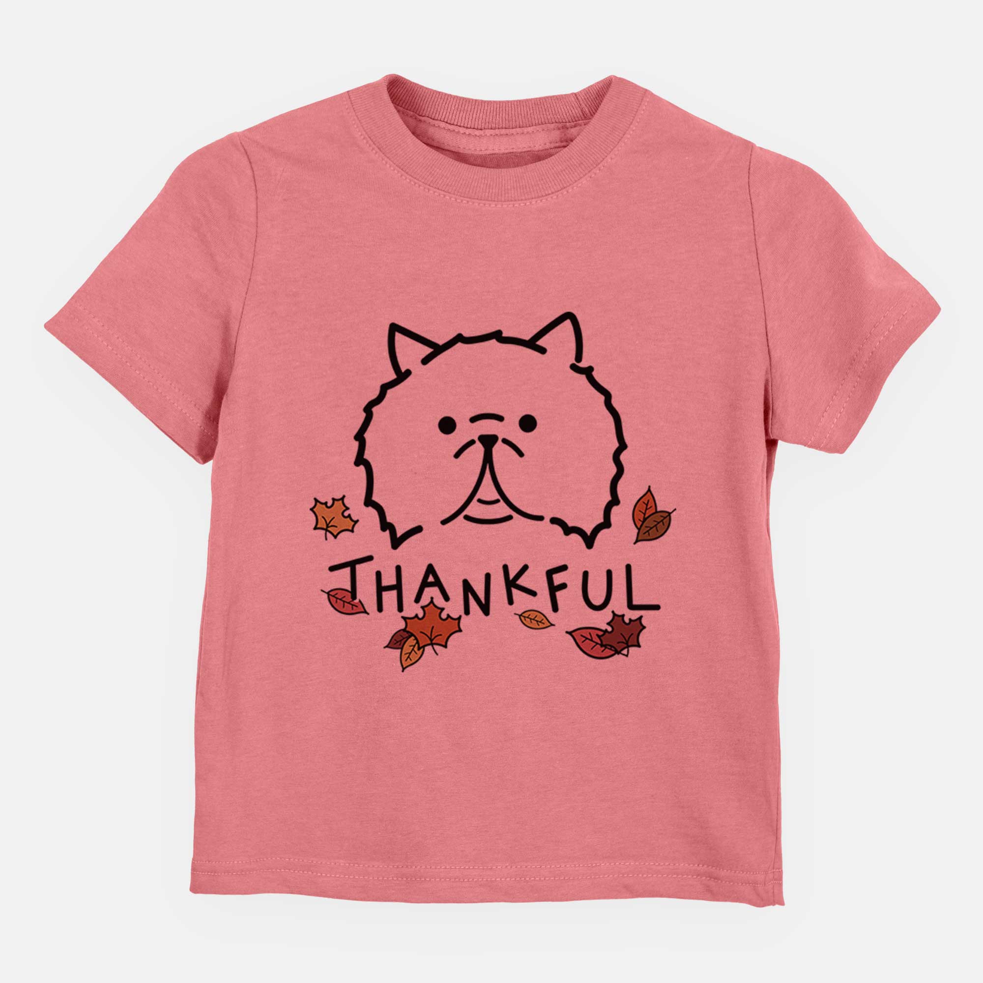 Thankful Persian Cat - Smoosh - Kids/Youth/Toddler Shirt