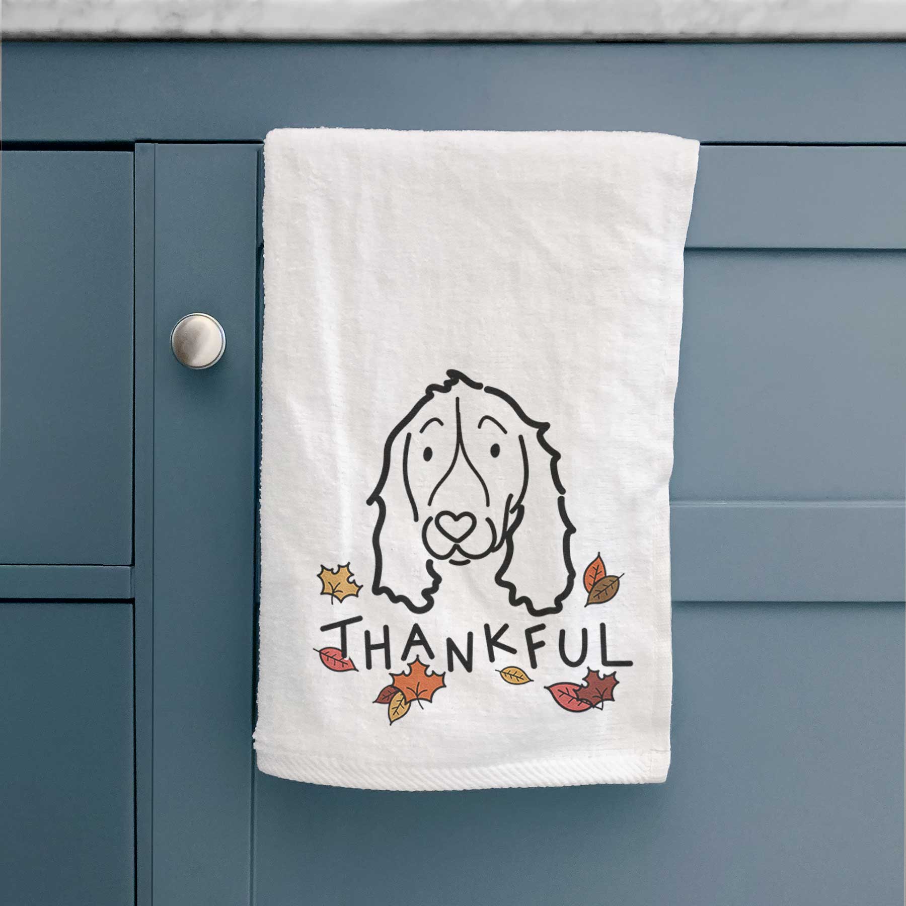 Thankful English Springer Spaniel - Decorative Hand Towel