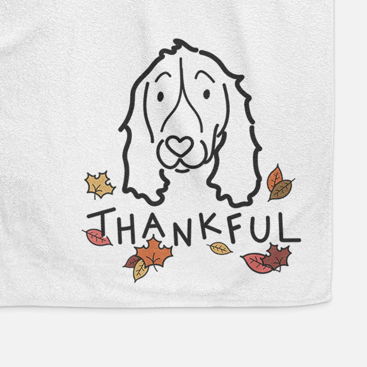 Thankful English Springer Spaniel - Decorative Hand Towel