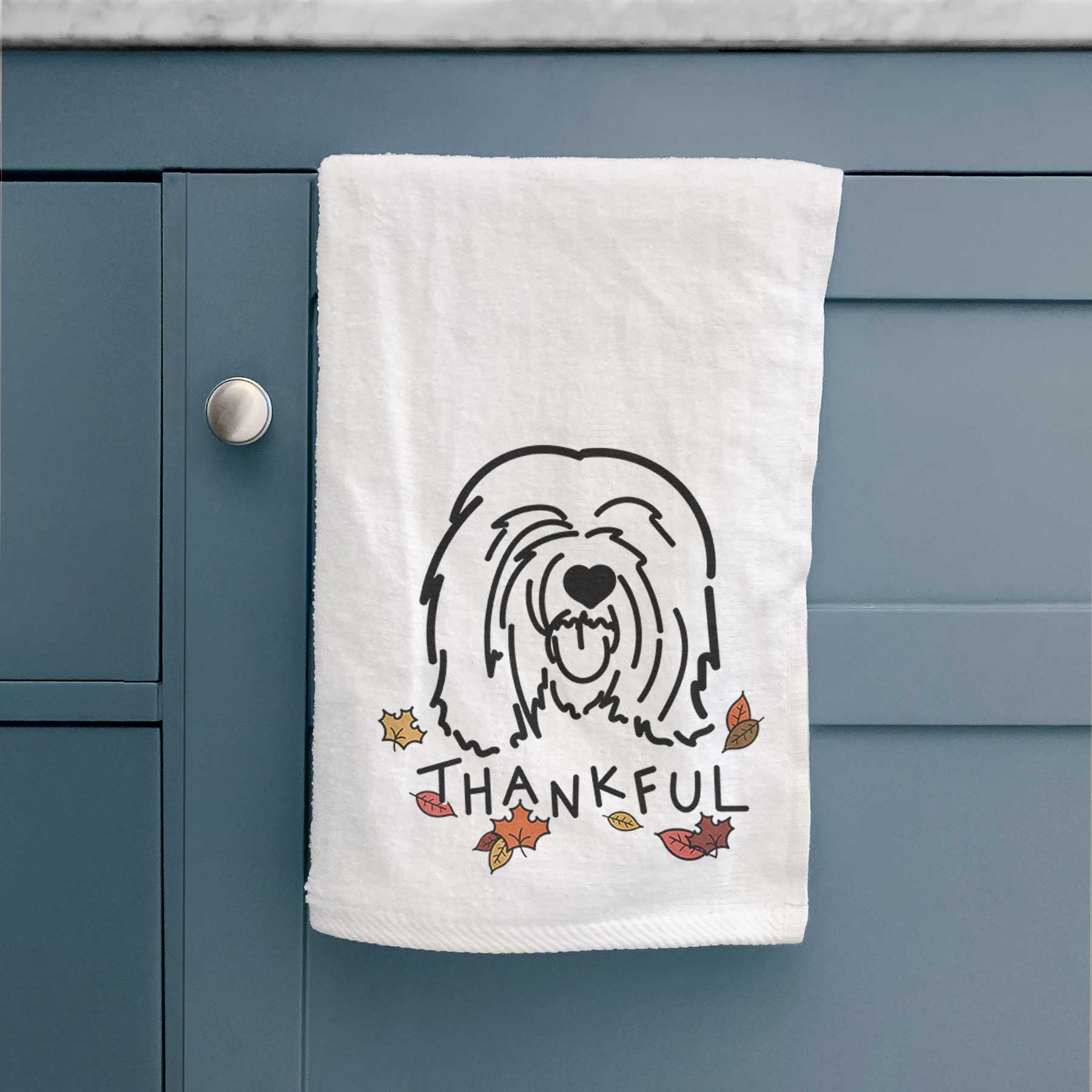 Thankful Tibetan Mastiff - Stan - Decorative Hand Towel