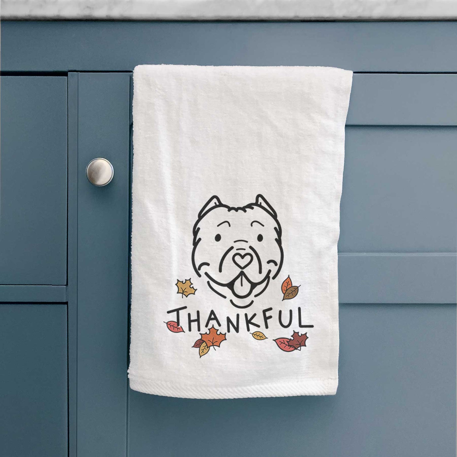 Thankful American Bully - Tank - Decorative Hand Towel