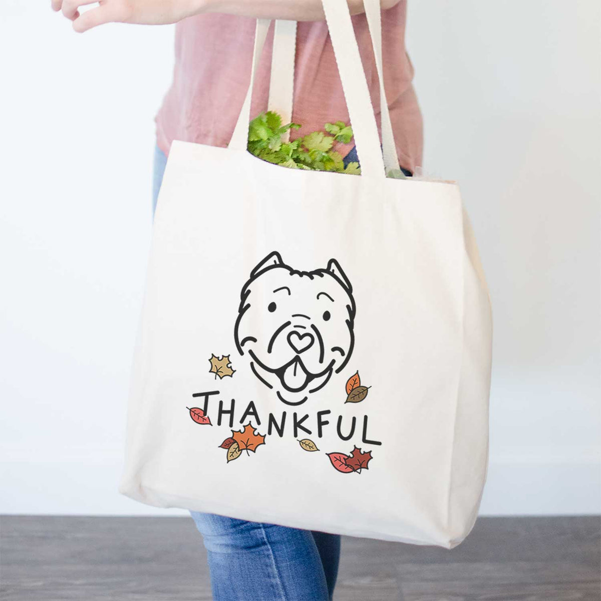 Thankful American Bully - Tank - Tote Bag