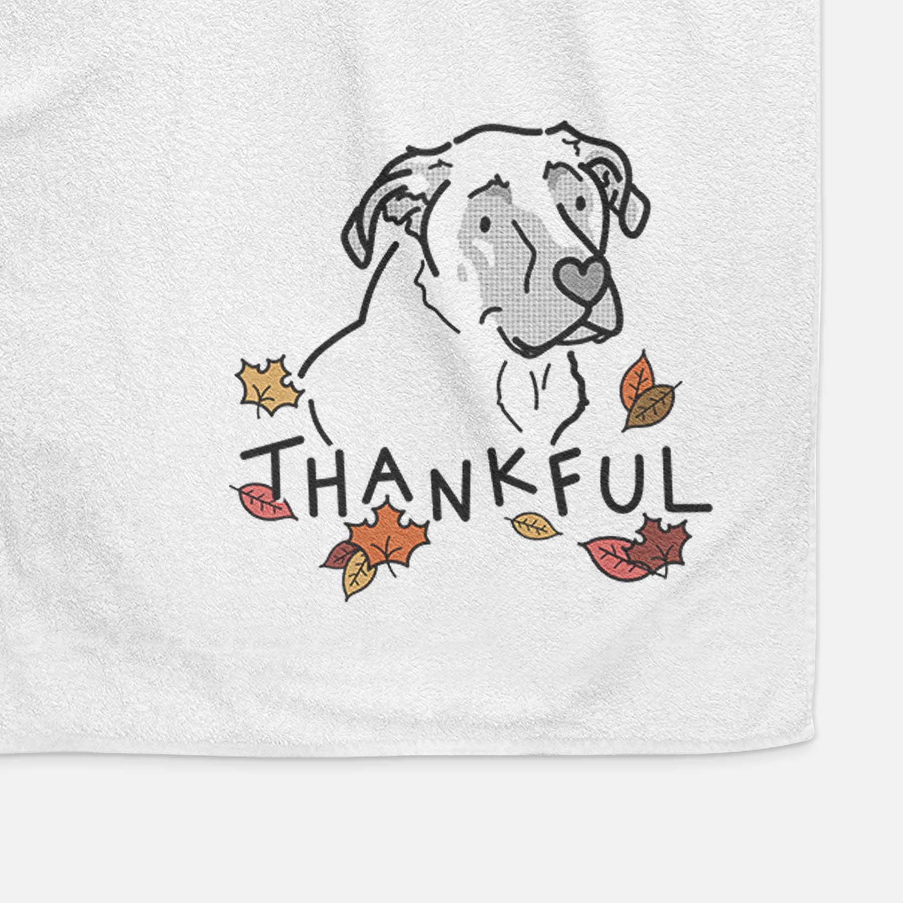 Thankful Mastiff German Shepherd Mix - Tank - Decorative Hand Towel