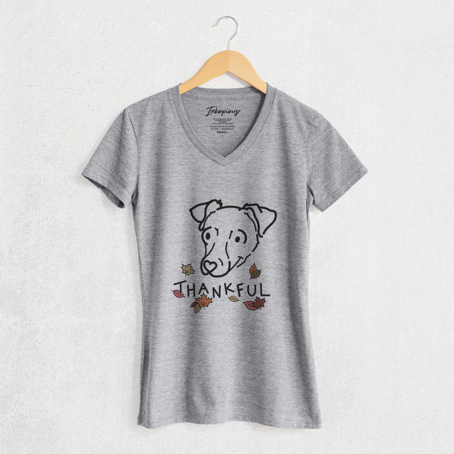 Thankful Chiweenie - Tater Tot - Women's V-neck Shirt