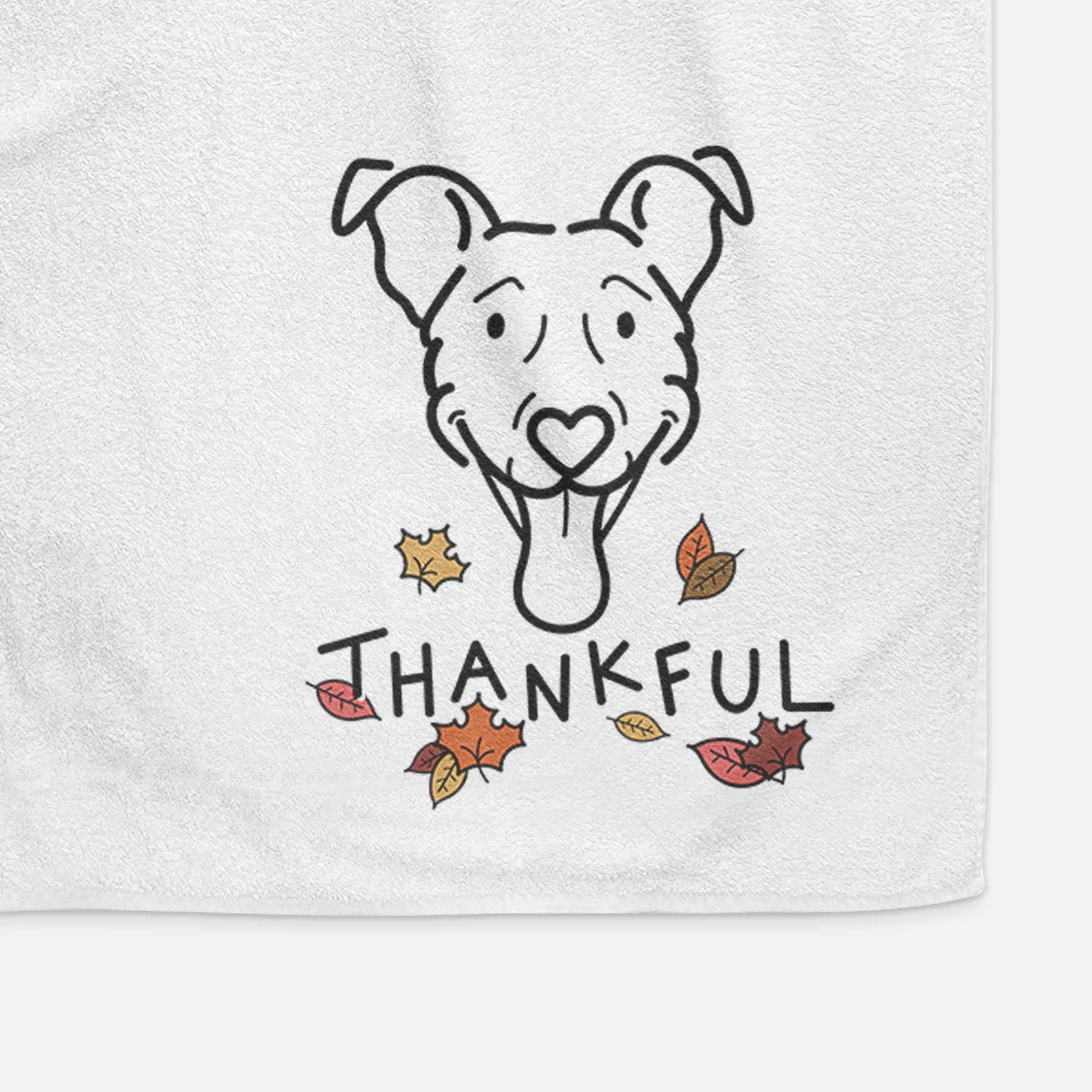 Thankful Vizsla Mix - Tegan - Decorative Hand Towel