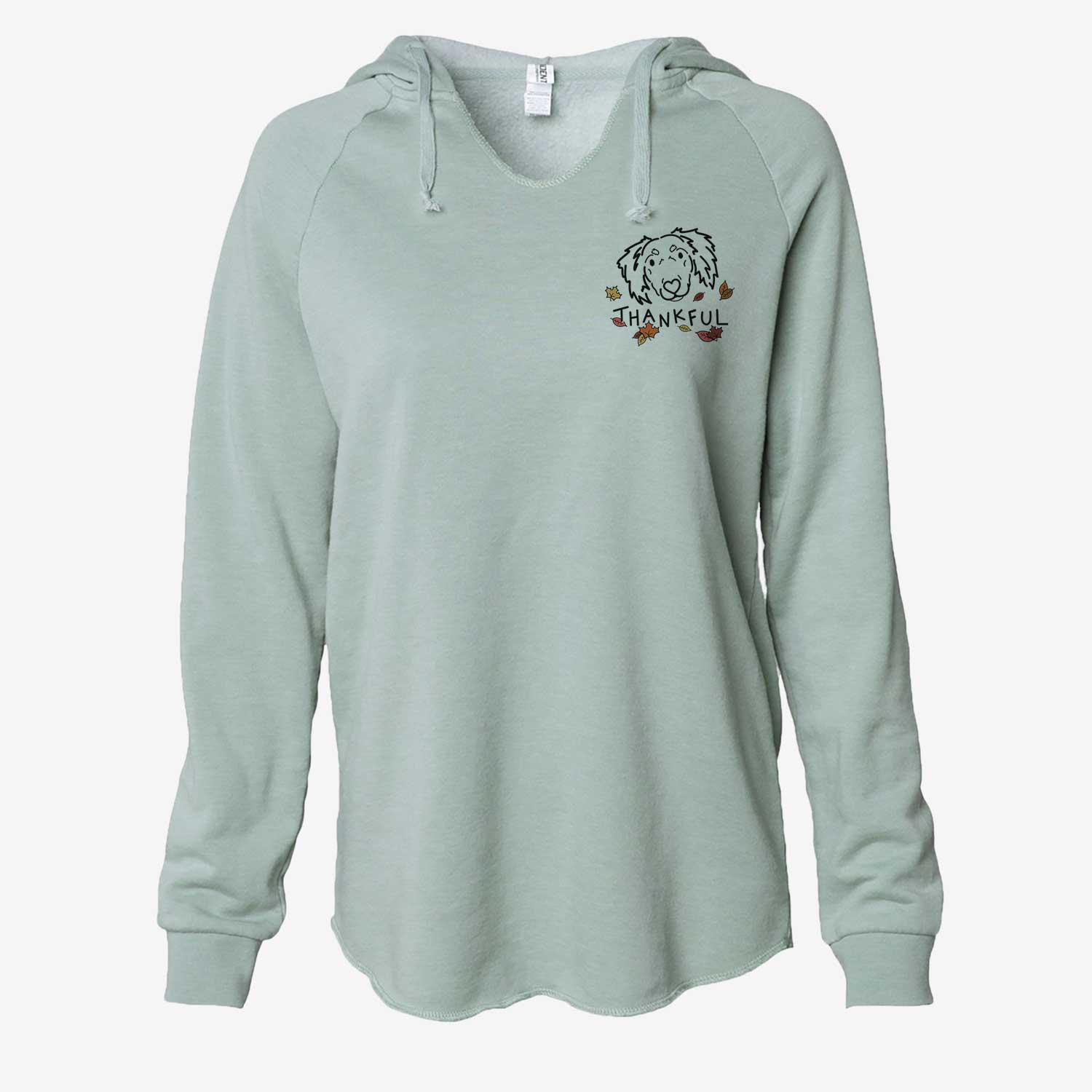 Thankful Dachshund Mix - Tilly - Cali Wave Hooded Sweatshirt