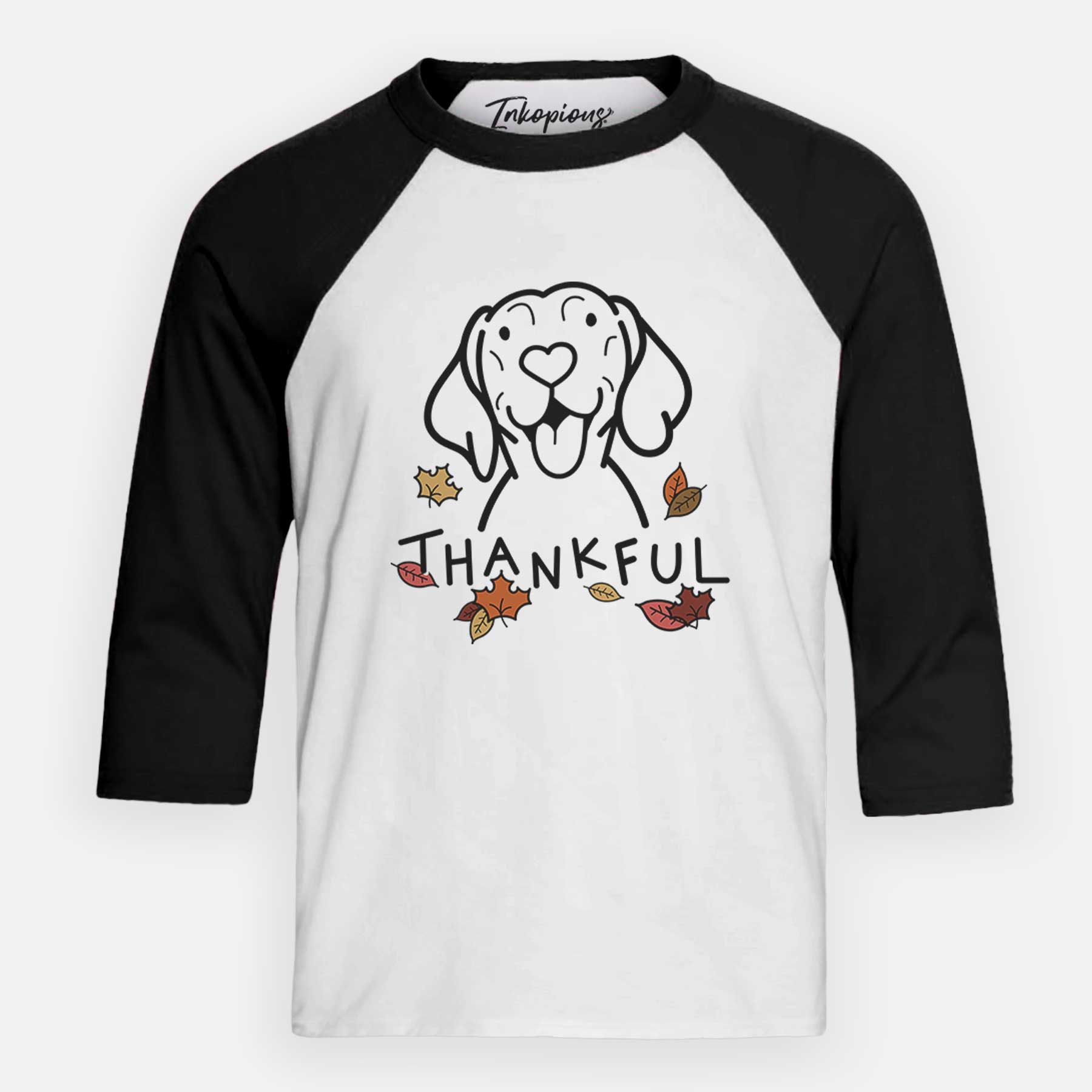 Thankful Vizsla - Youth 3/4 Long Sleeve