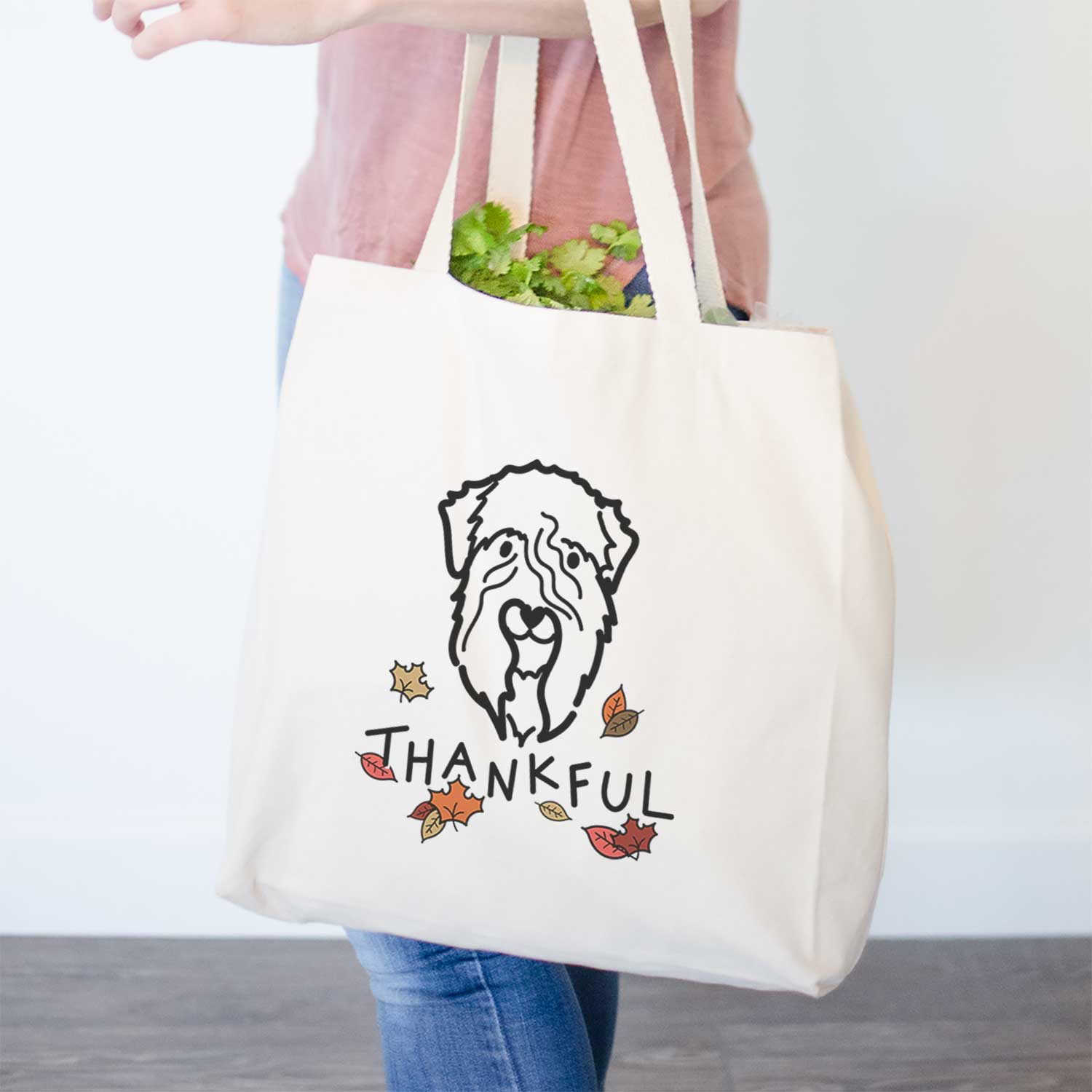 Thankful Soft Coated Wheaten Terrier - Tote Bag