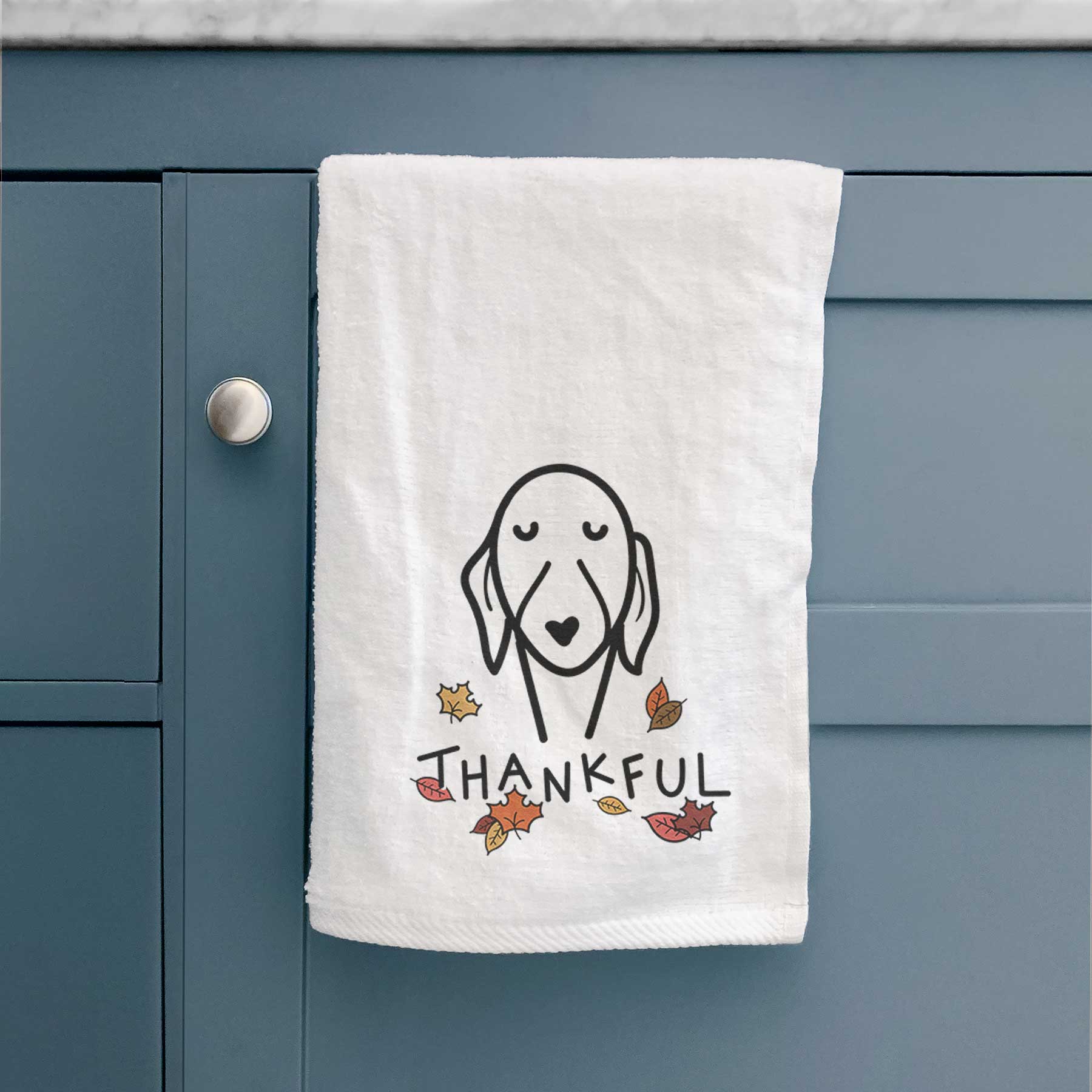 Thankful Whippet - Decorative Hand Towel