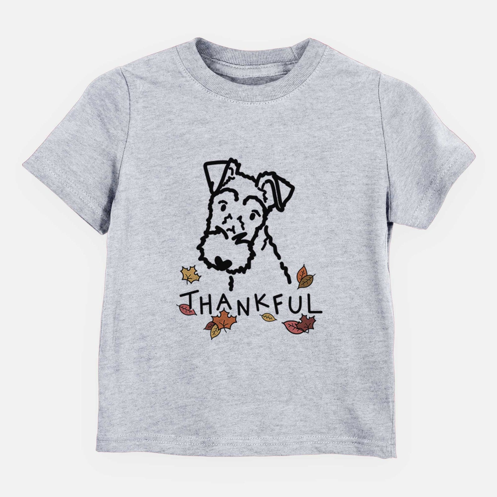 Thankful Wire Fox Terrier - Kids/Youth/Toddler Shirt