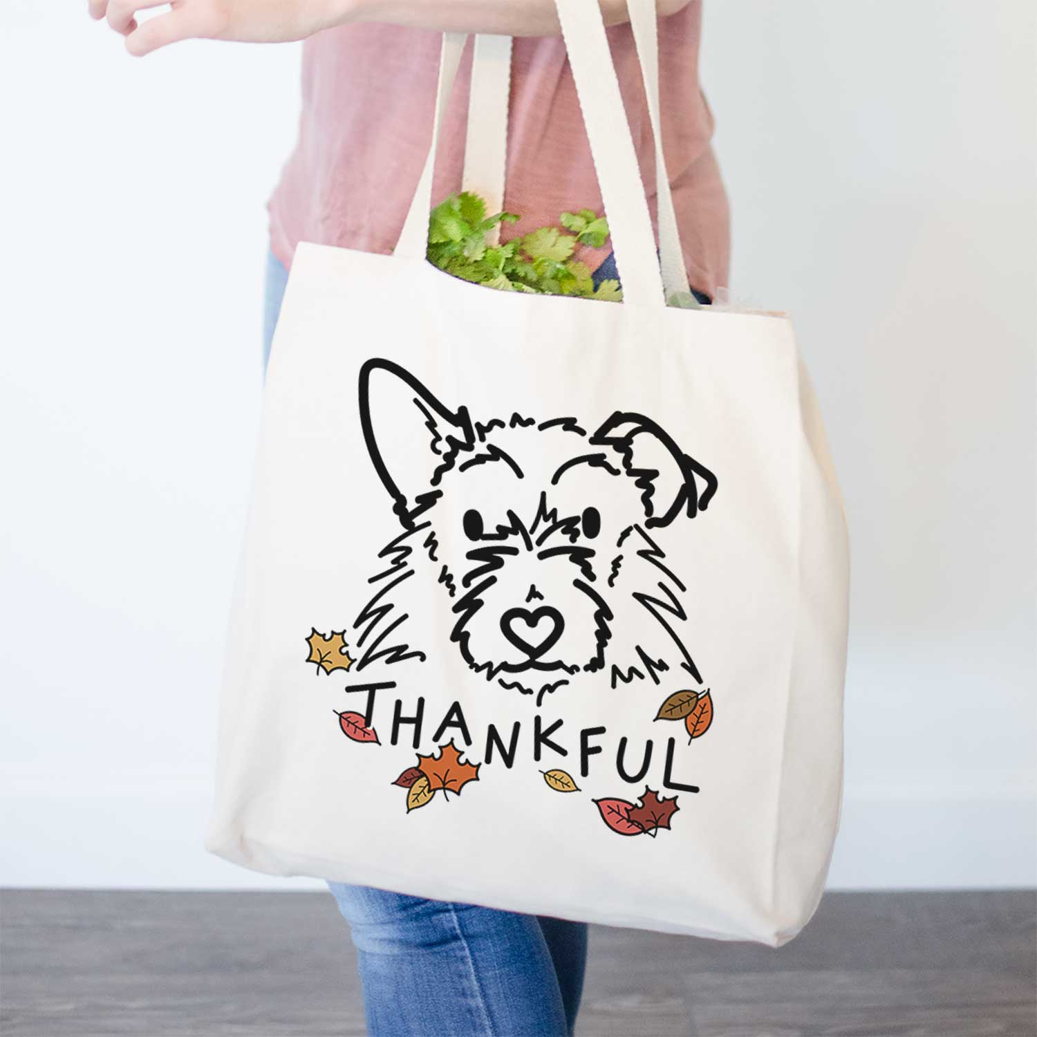 Thankful Terrier Mix - Ziggy - Tote Bag