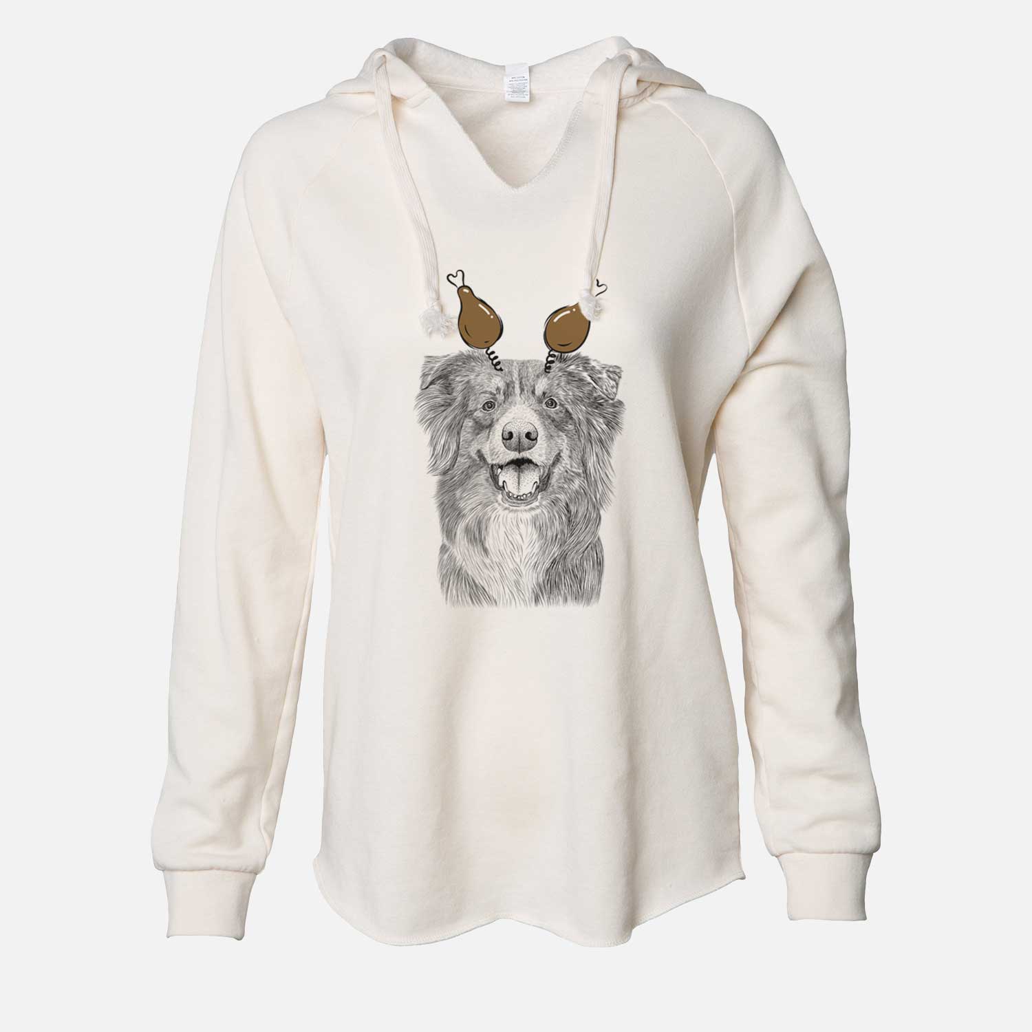 Thanksgiving Aussie Parker the Australian Shepherd - Cali Wave Hooded Sweatshirt