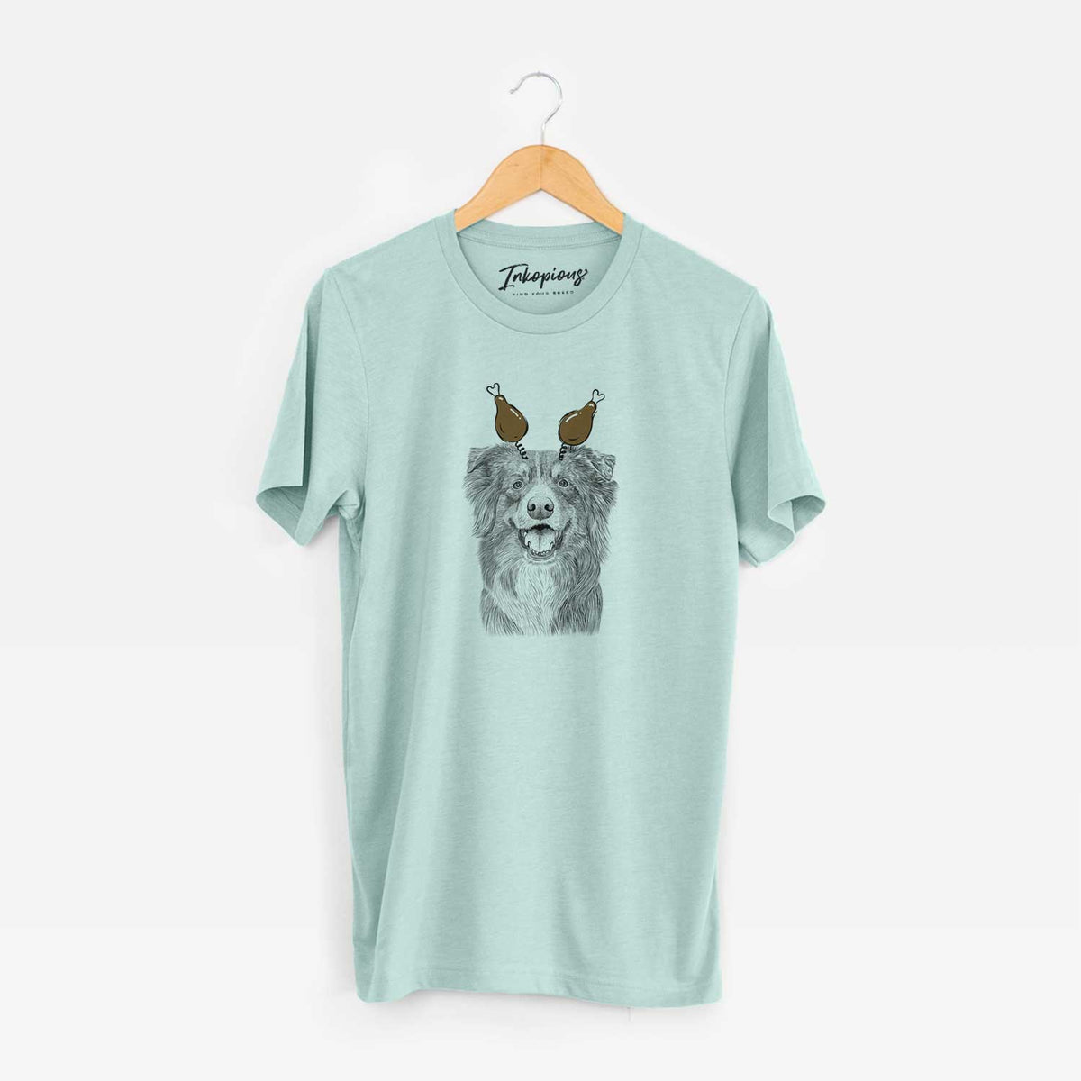 Thanksgiving Aussie Parker the Australian Shepherd - Unisex Crewneck