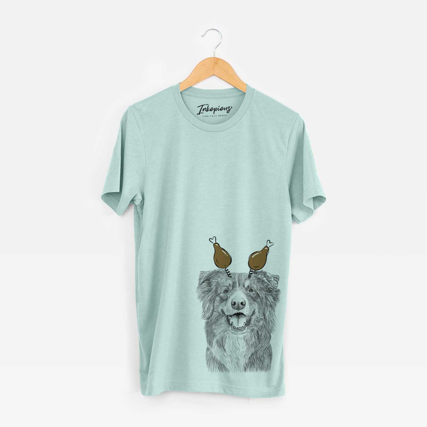 Thanksgiving Aussie Parker the Australian Shepherd - Unisex Crewneck