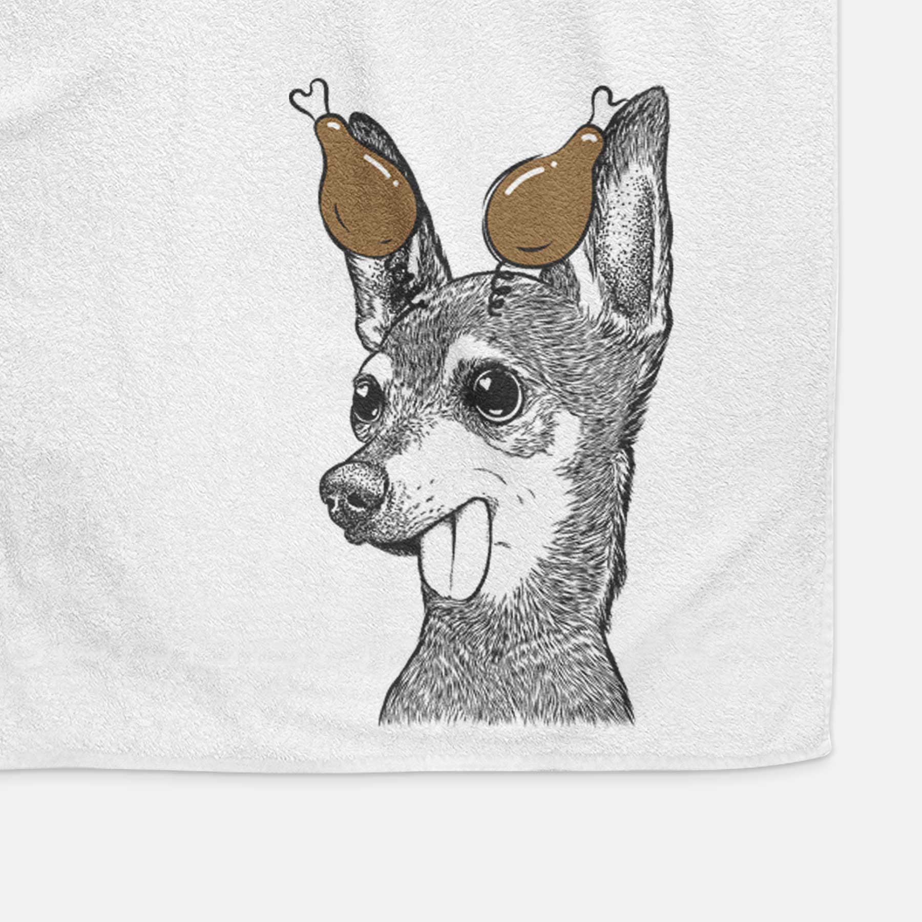 Aaron the Chihuahua Decorative Hand Towel