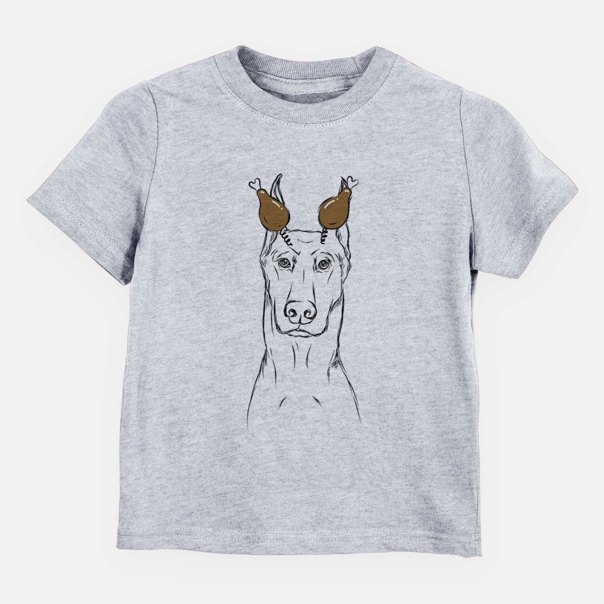 Thanksgiving Ace the Doberman Pinscher - Kids/Youth/Toddler Shirt