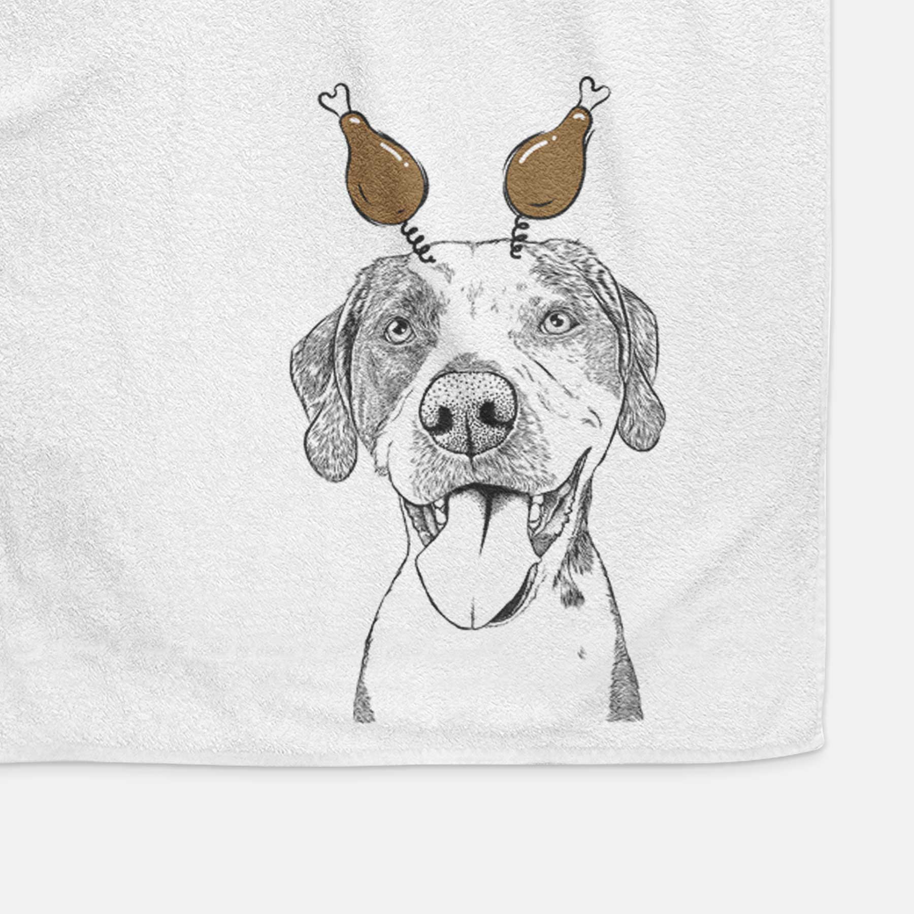 Ace Boogie the Mixed Breed Decorative Hand Towel