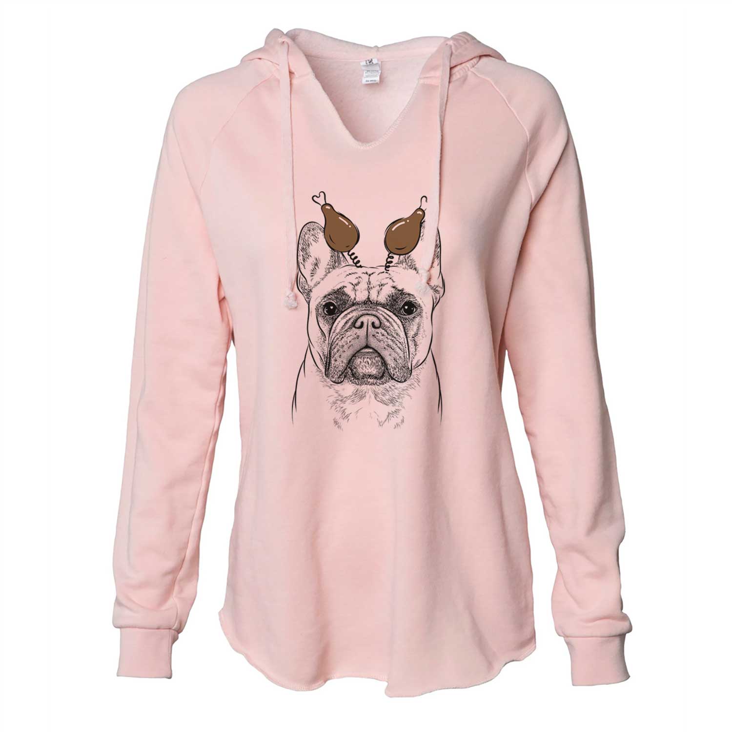 Thanksgiving Acelynn the French Bulldog - Cali Wave Hooded Sweatshirt