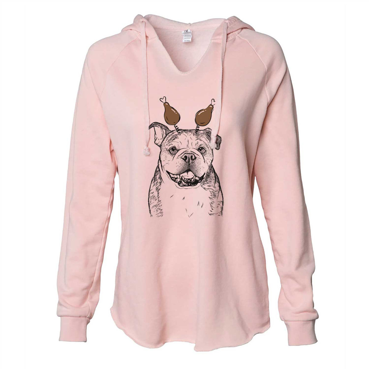 Thanksgiving Agatha the Boston Bulldog - Cali Wave Hooded Sweatshirt