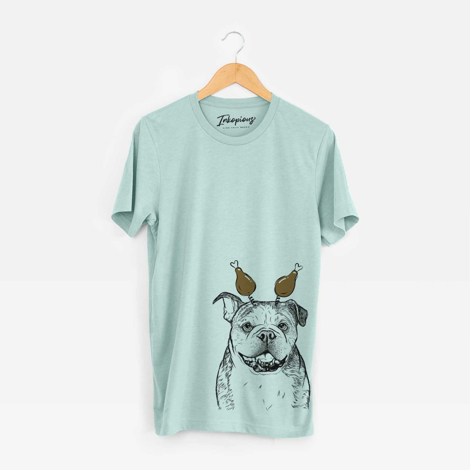 Thanksgiving Agatha the Boston Bulldog - Unisex Crewneck
