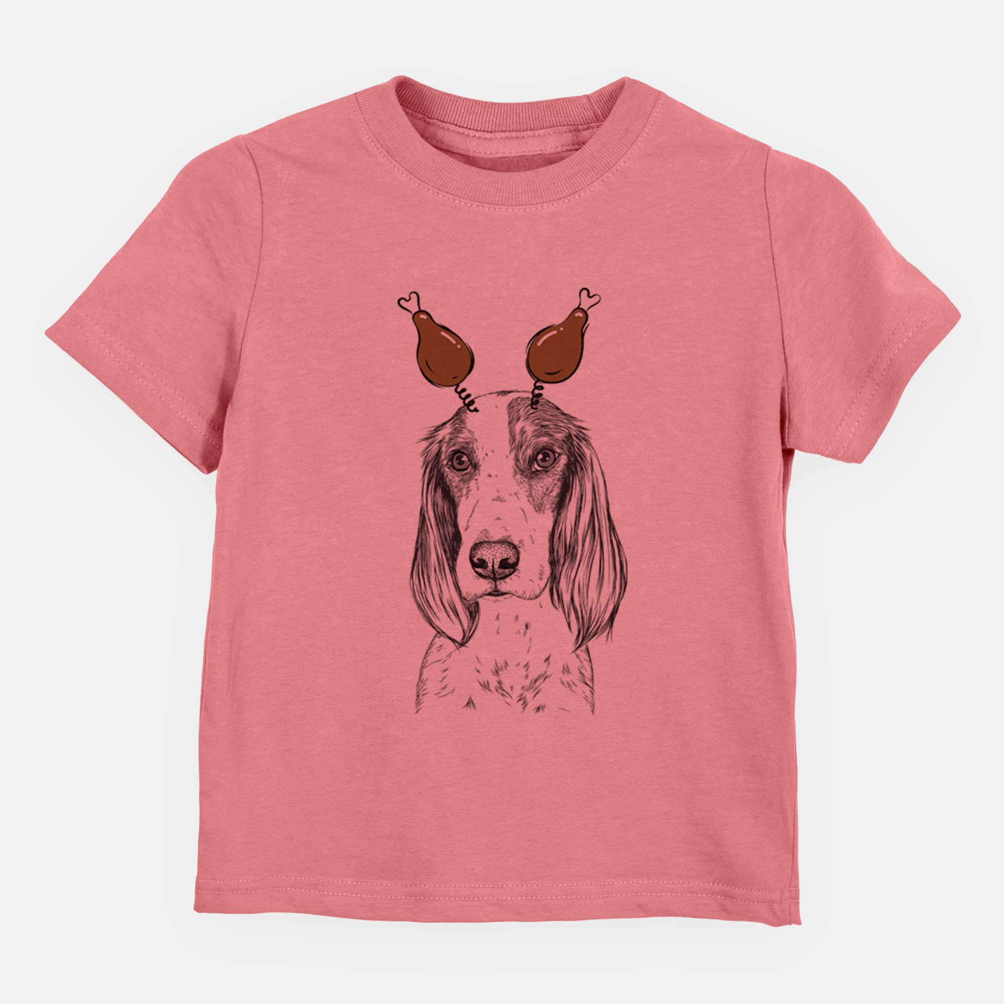 Thanksgiving Aline the Irish Red and White Setter - Kids/Youth/Toddler Shirt