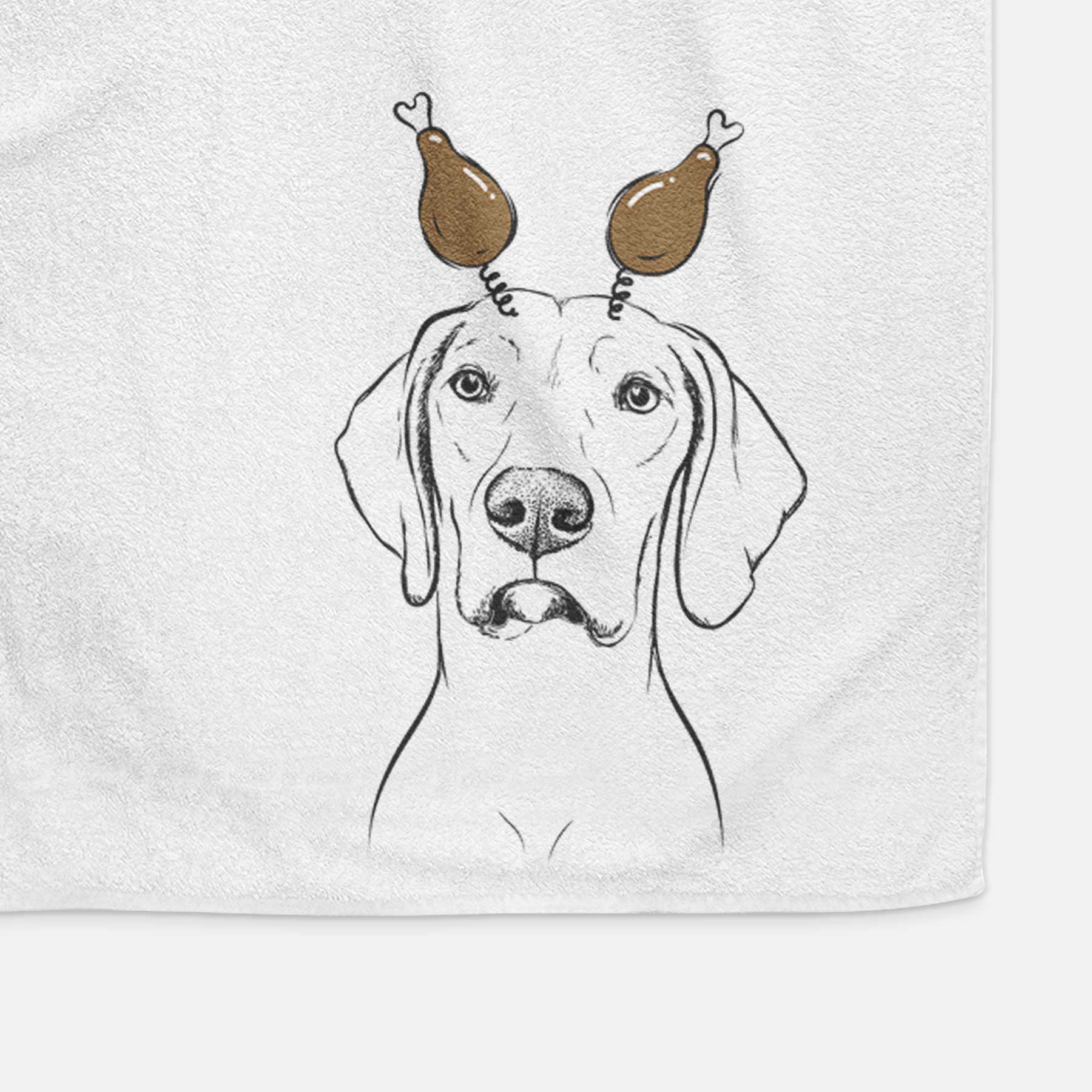 Almond the Vizmaraner Decorative Hand Towel