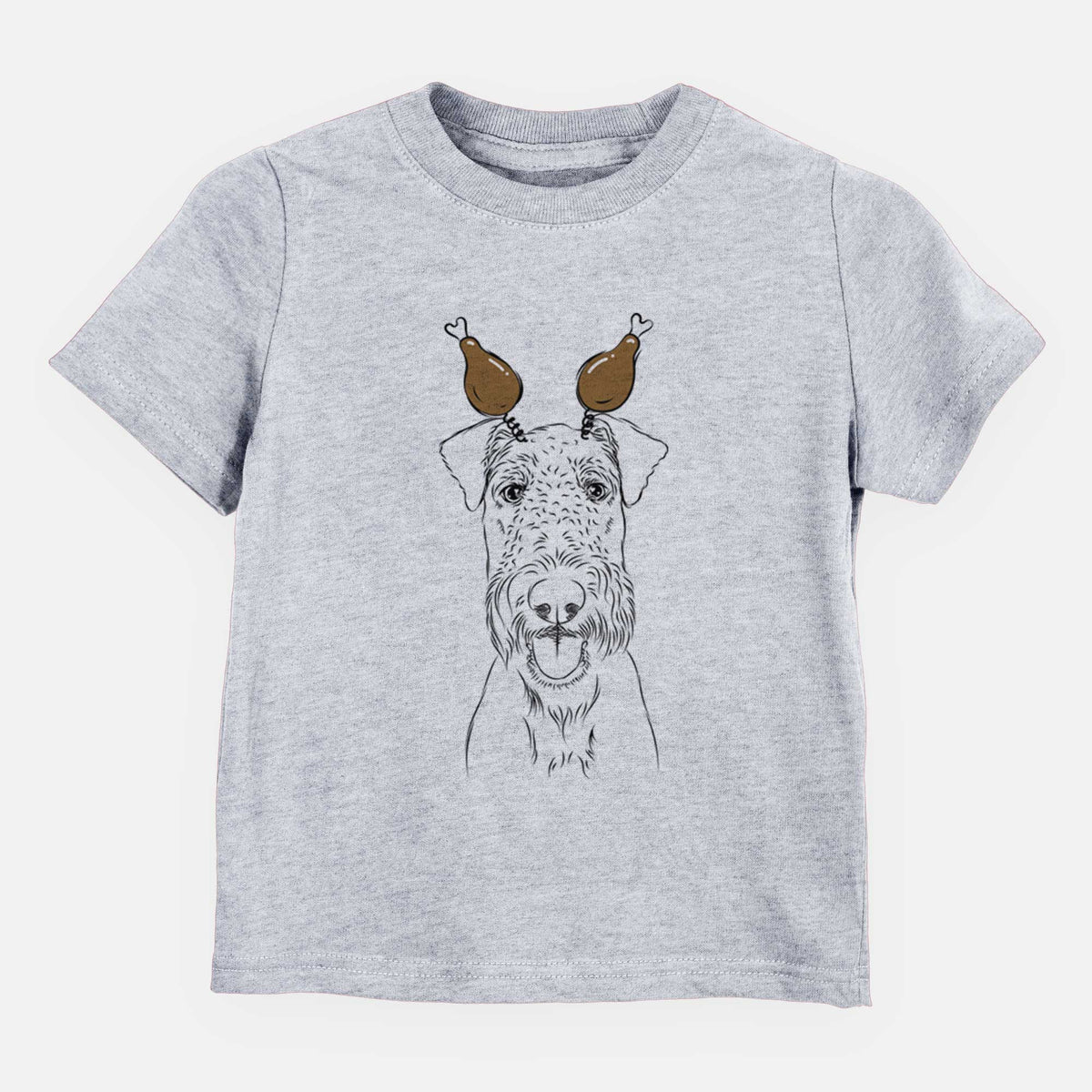 Thanksgiving Andy the Airedale Terrier - Kids/Youth/Toddler Shirt