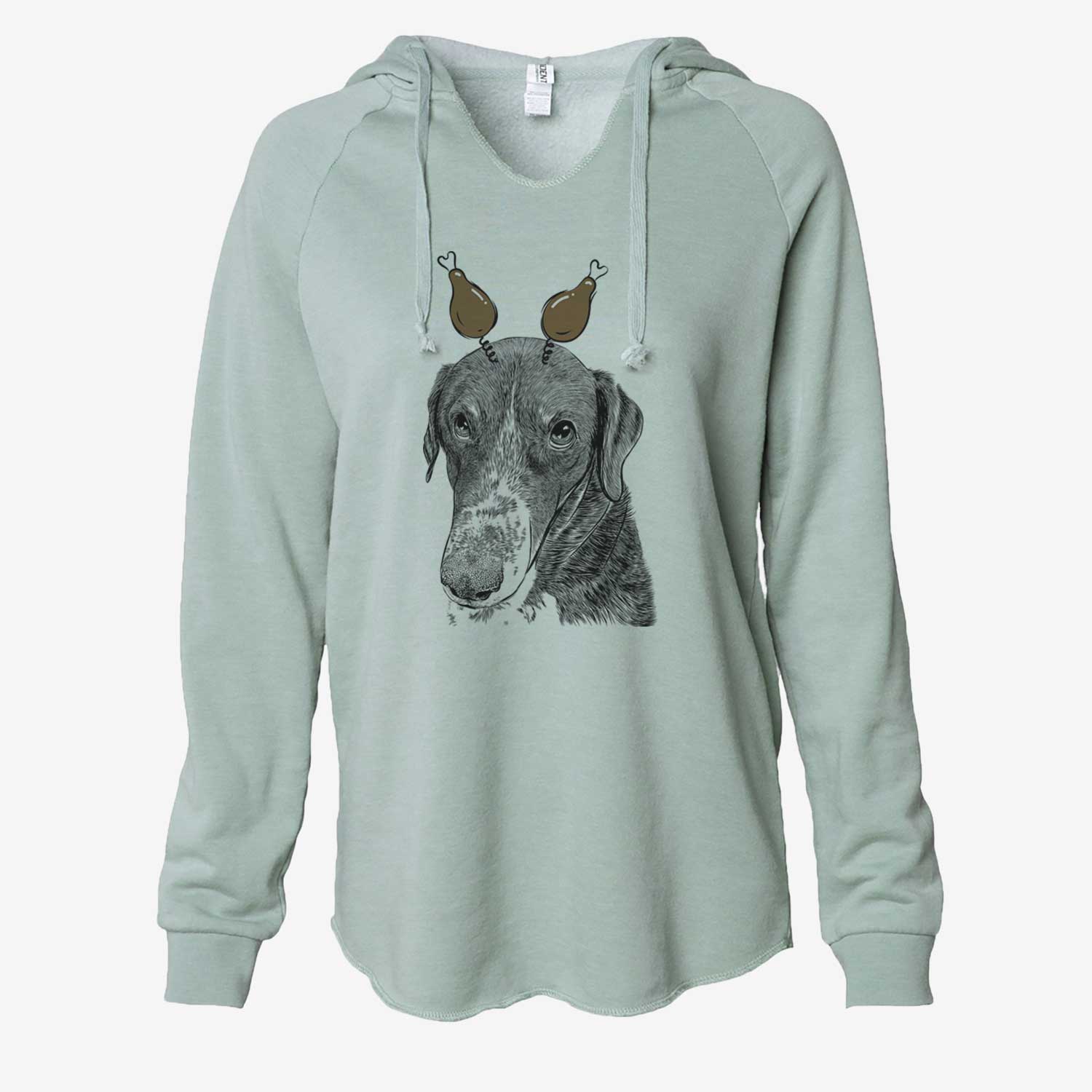 Thanksgiving Angel Orion the Mixed Breed - Cali Wave Hooded Sweatshirt