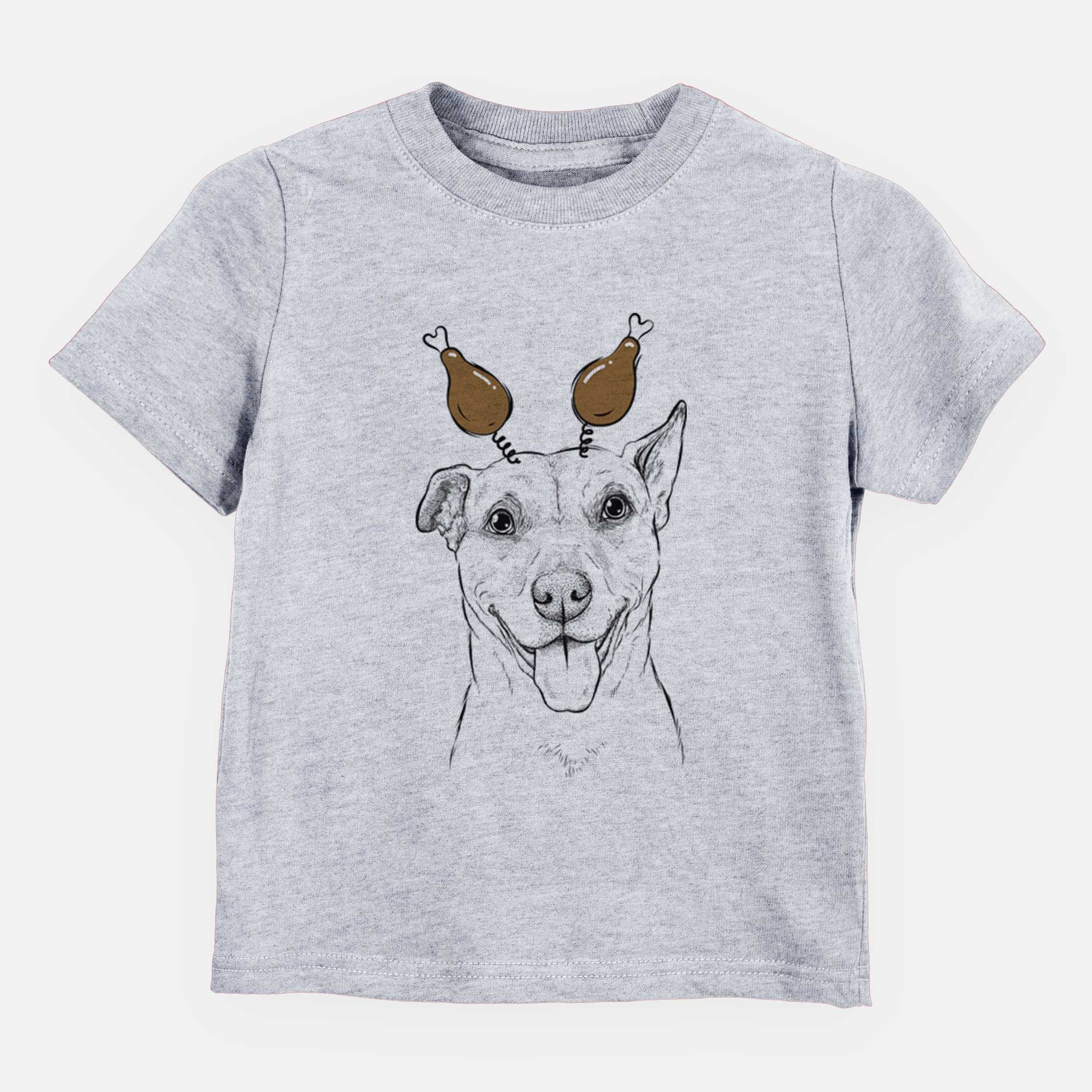 Thanksgiving Annie Belle the Pitbull Mix - Kids/Youth/Toddler Shirt