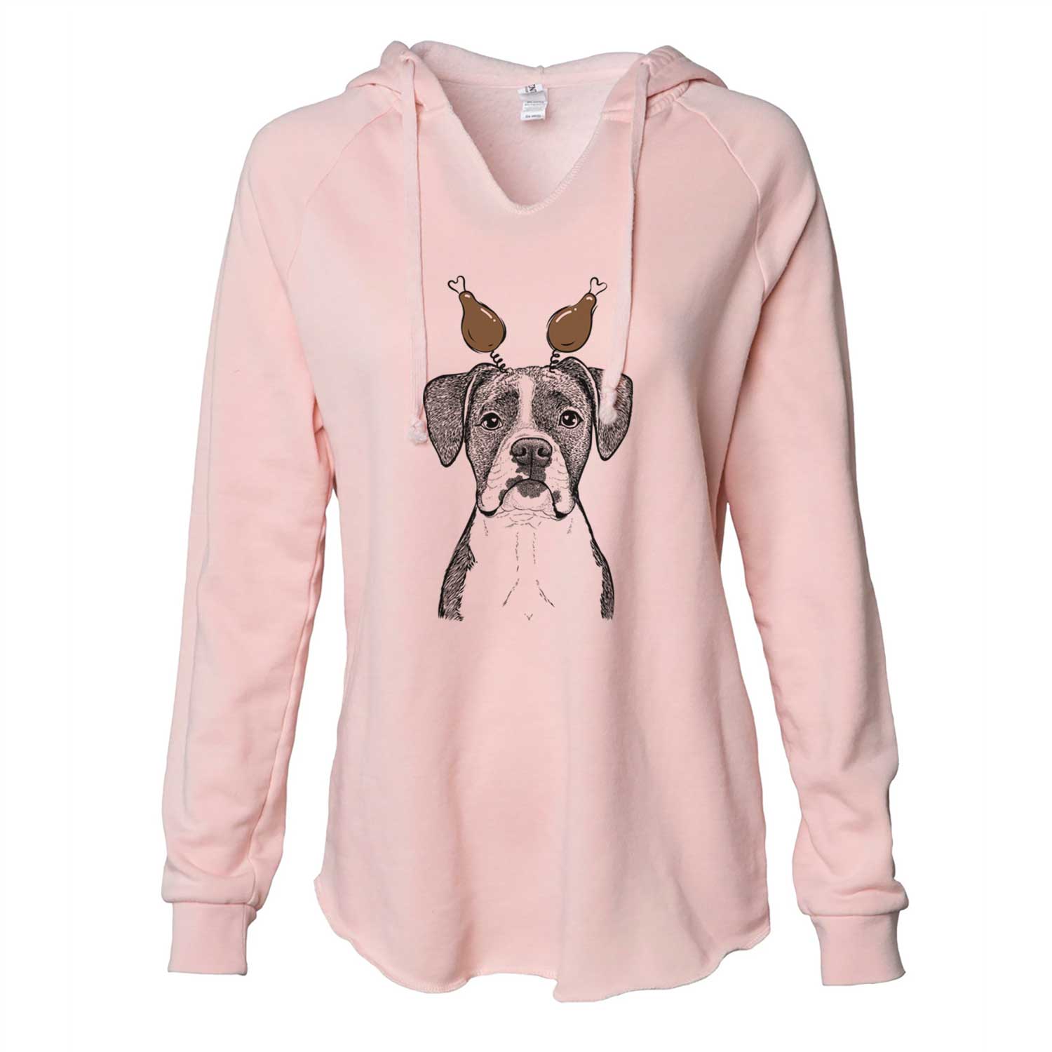 Thanksgiving Annie the Boxer - Cali Wave Hooded Sweatshirt