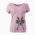 Thanksgiving Annie the Boxer - Women's V-neck Shirt