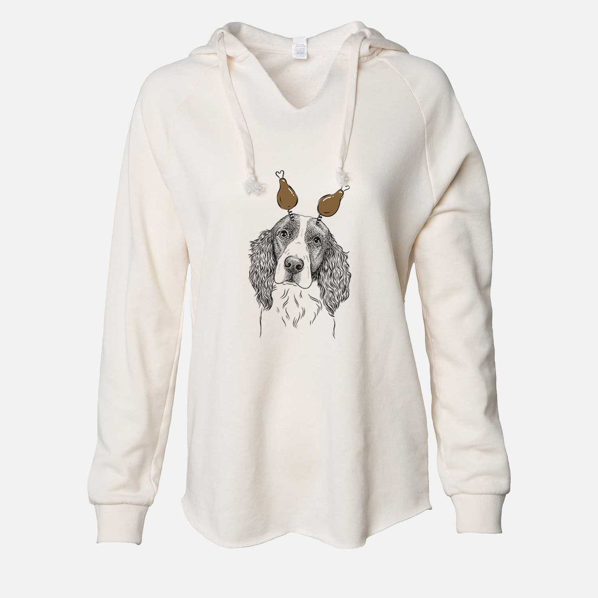 Thanksgiving Annie the English Springer Spaniel - Cali Wave Hooded Sweatshirt
