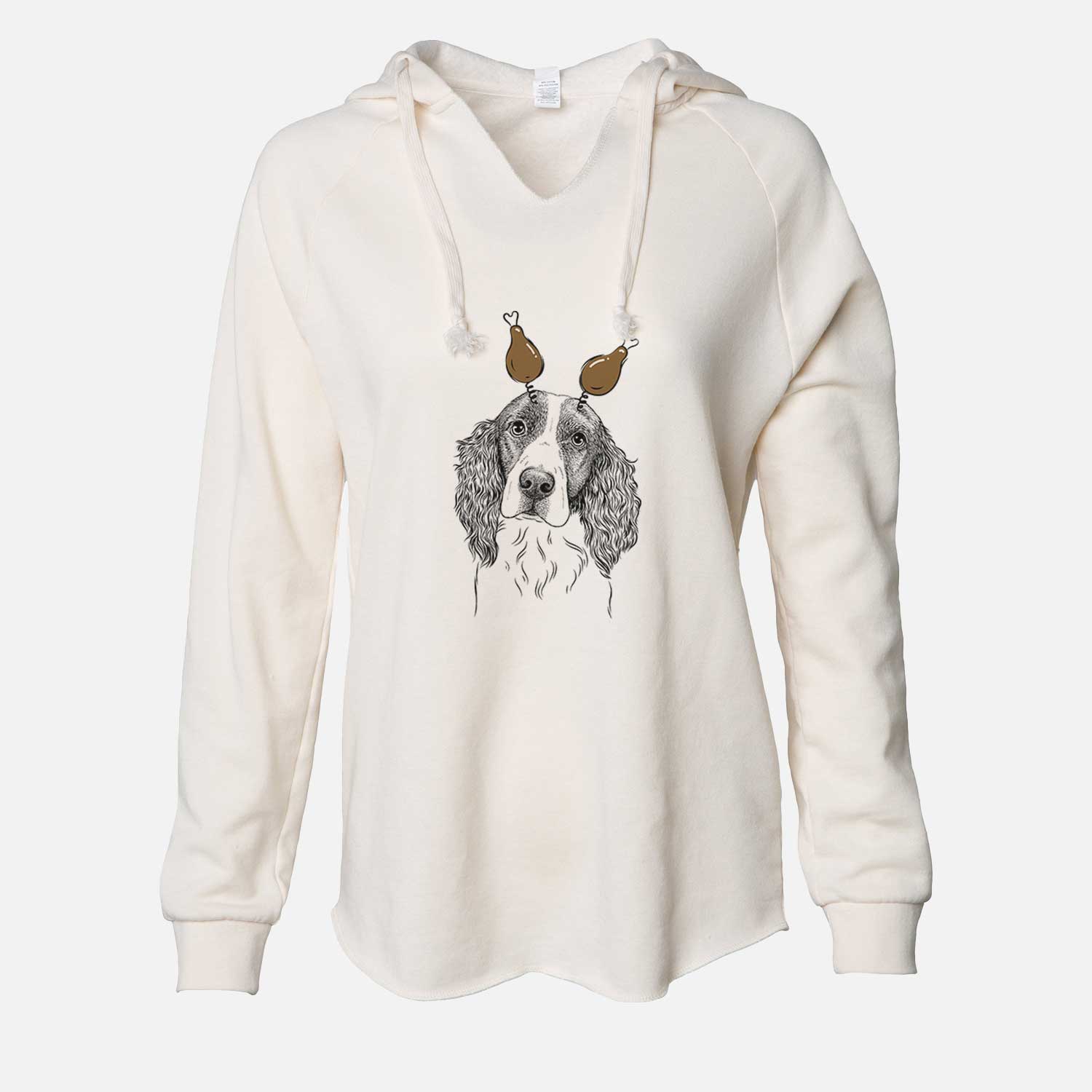 Thanksgiving Annie the English Springer Spaniel - Cali Wave Hooded Sweatshirt