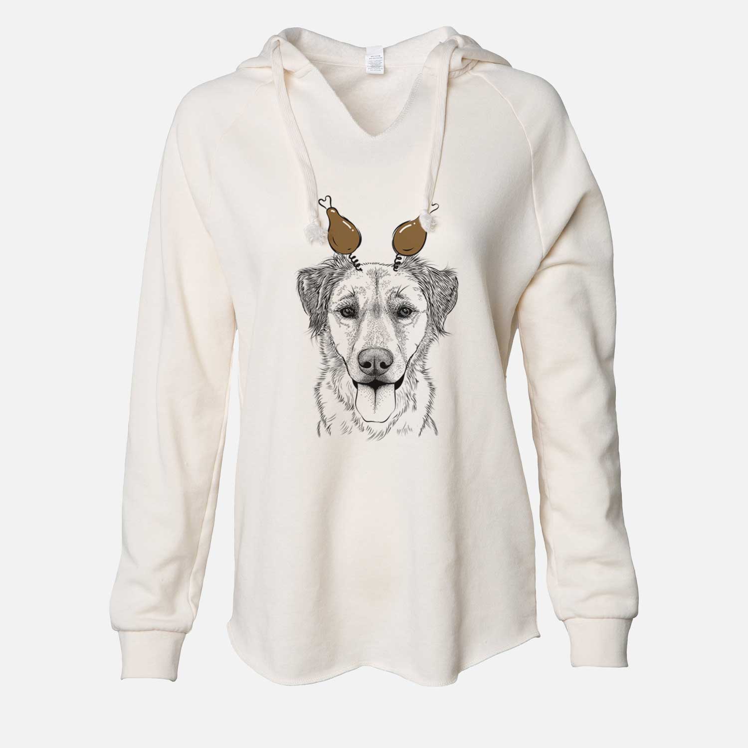 Thanksgiving Apollo the Mixed Breed - Cali Wave Hooded Sweatshirt