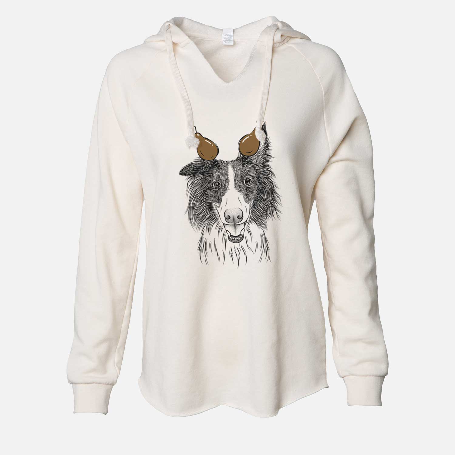 Thanksgiving Archie the Silken Windhound - Cali Wave Hooded Sweatshirt