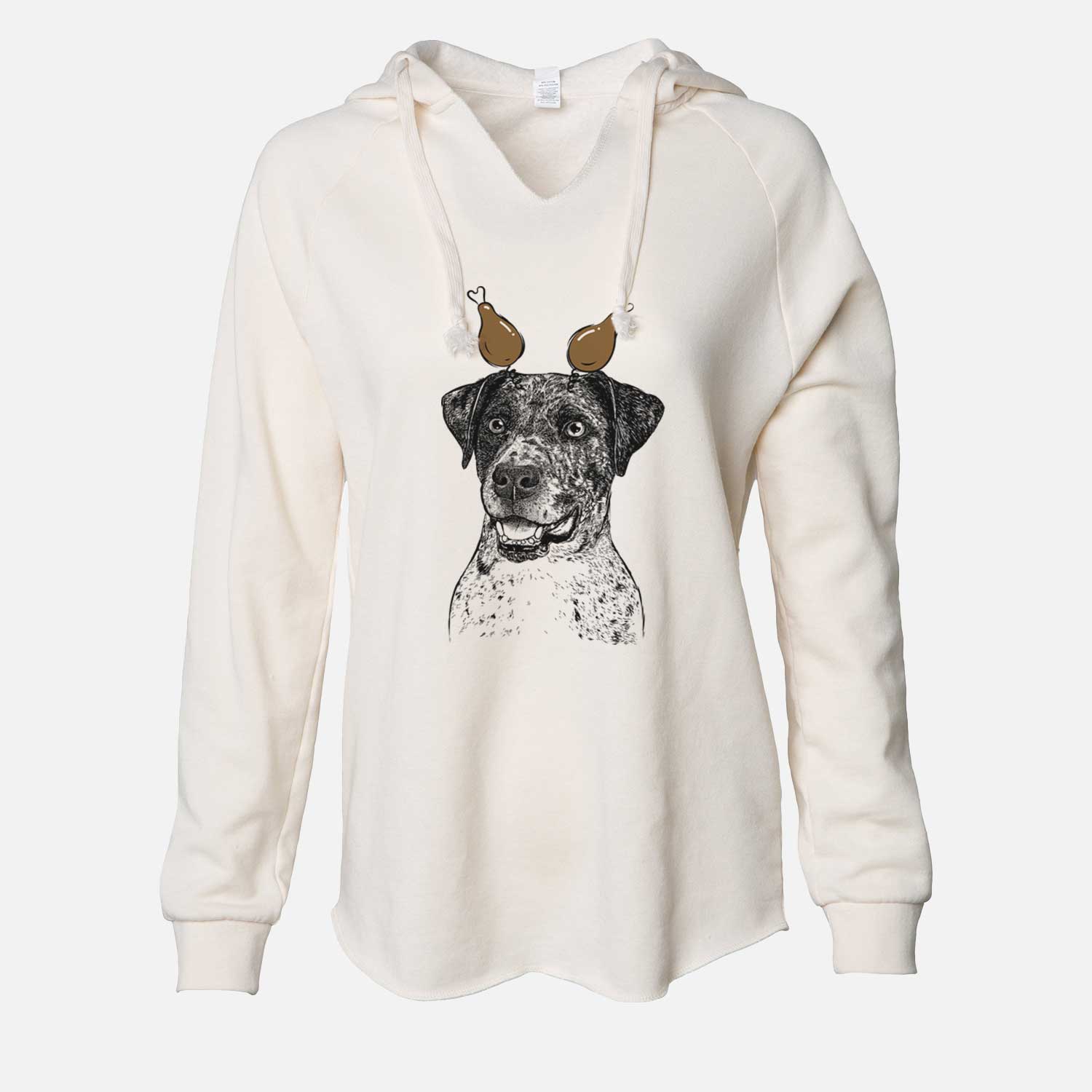 Thanksgiving Argos the Catahoula - Cali Wave Hooded Sweatshirt