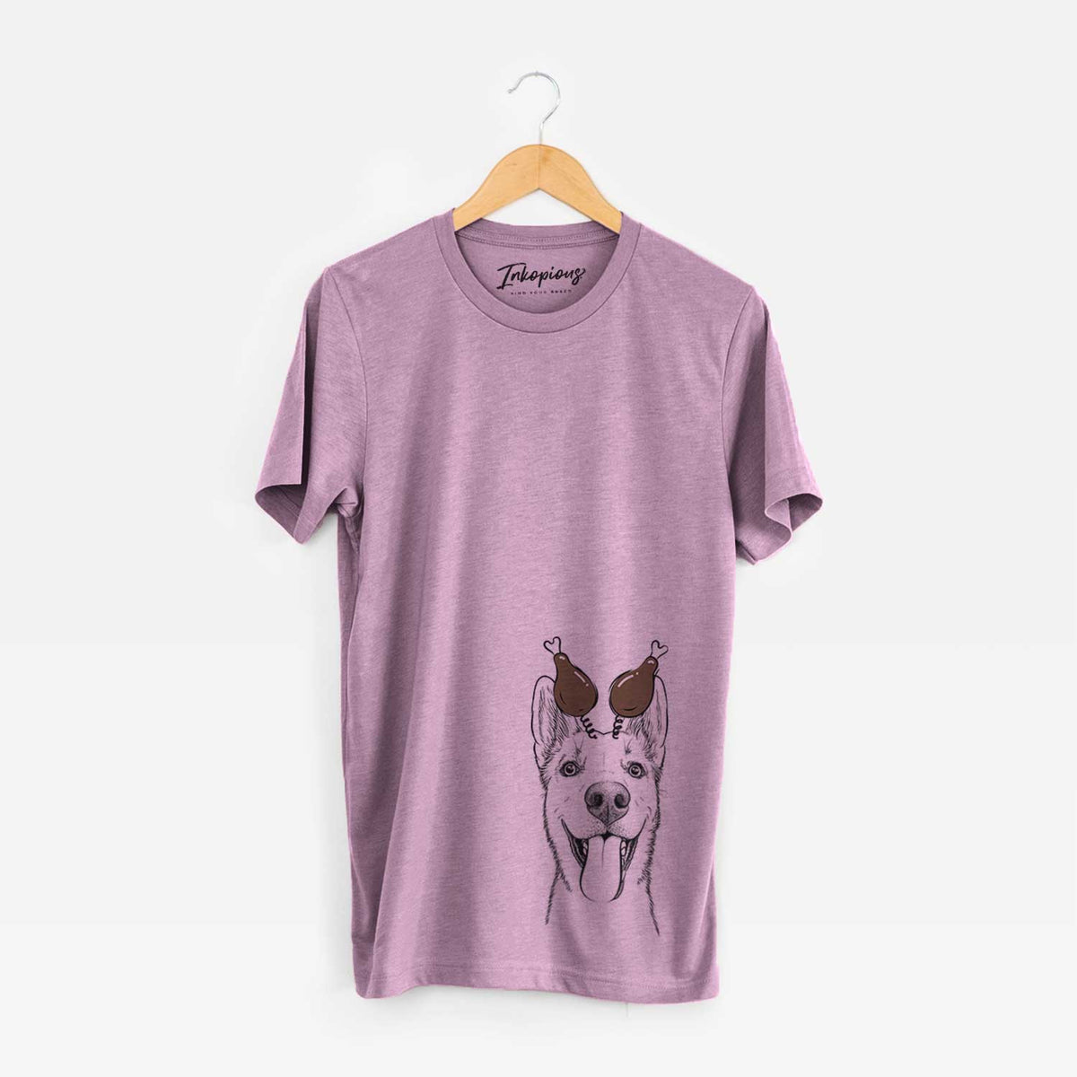 Thanksgiving Arlo the Husky Shepherd Mix - Unisex Crewneck