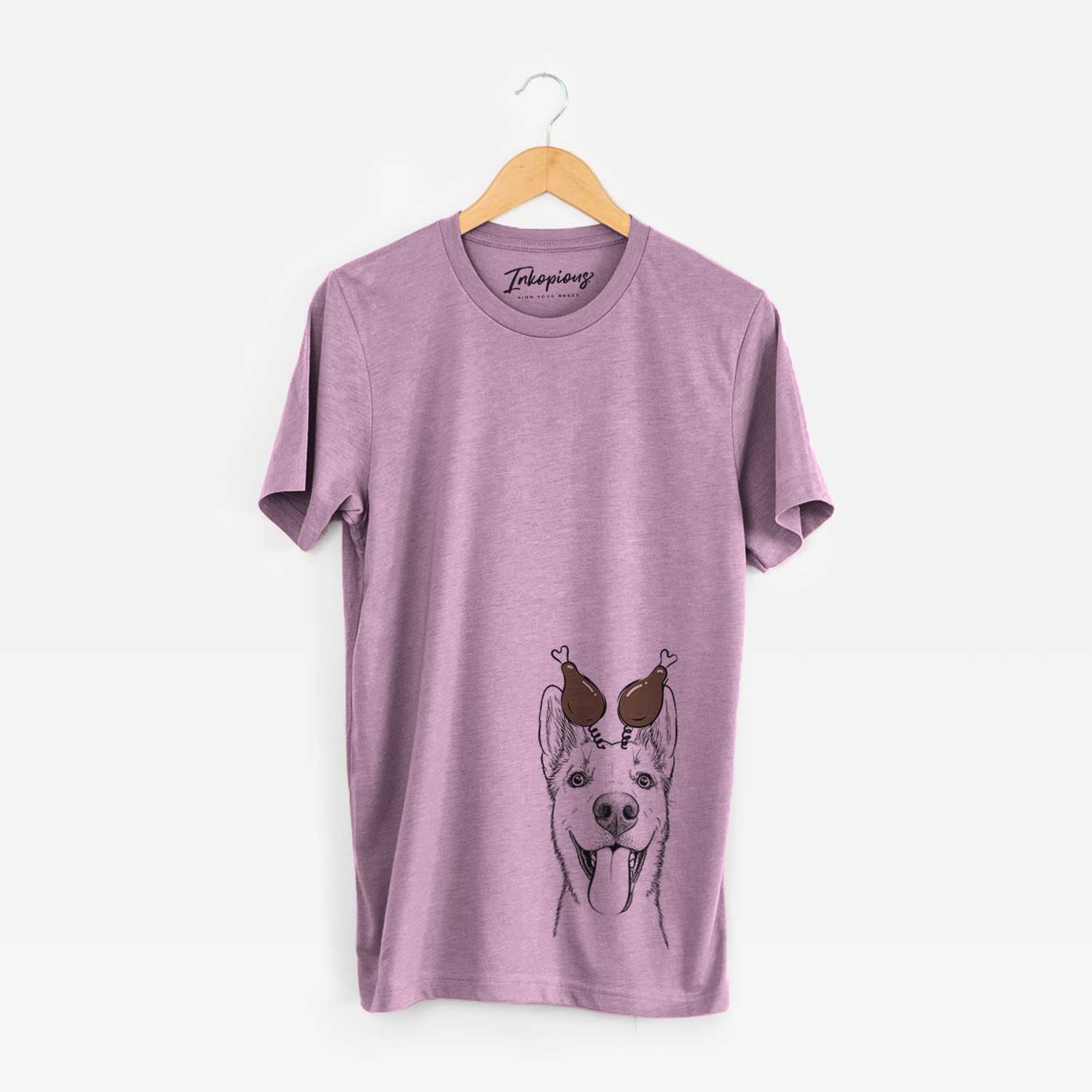 Thanksgiving Arlo the Husky Shepherd Mix - Unisex Crewneck