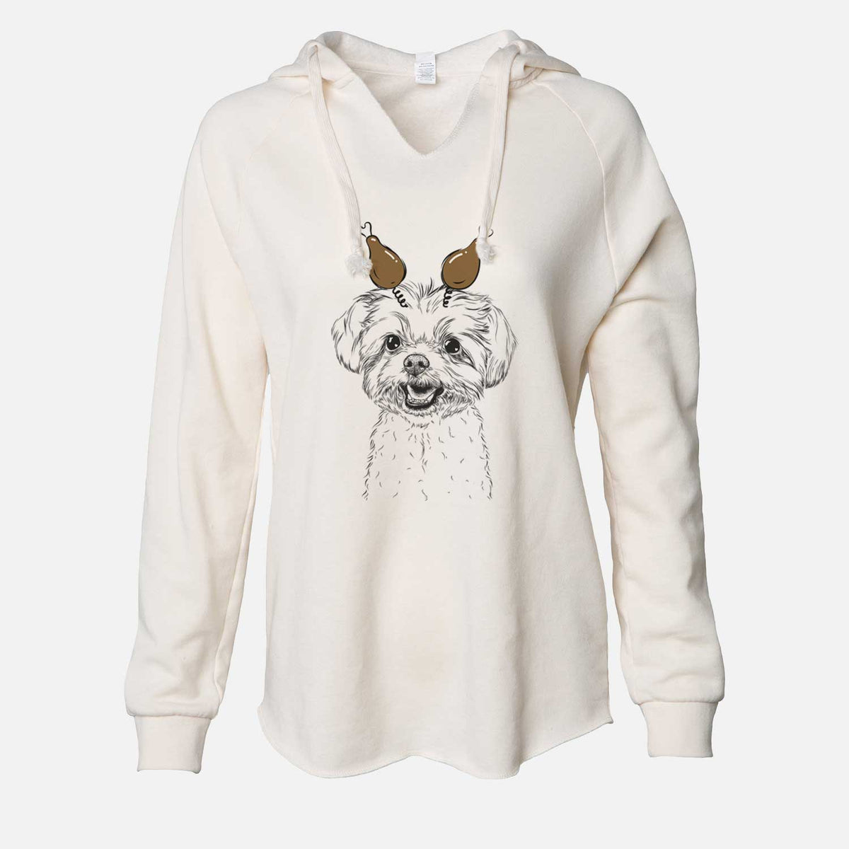 Thanksgiving Aspen the Morkie - Cali Wave Hooded Sweatshirt